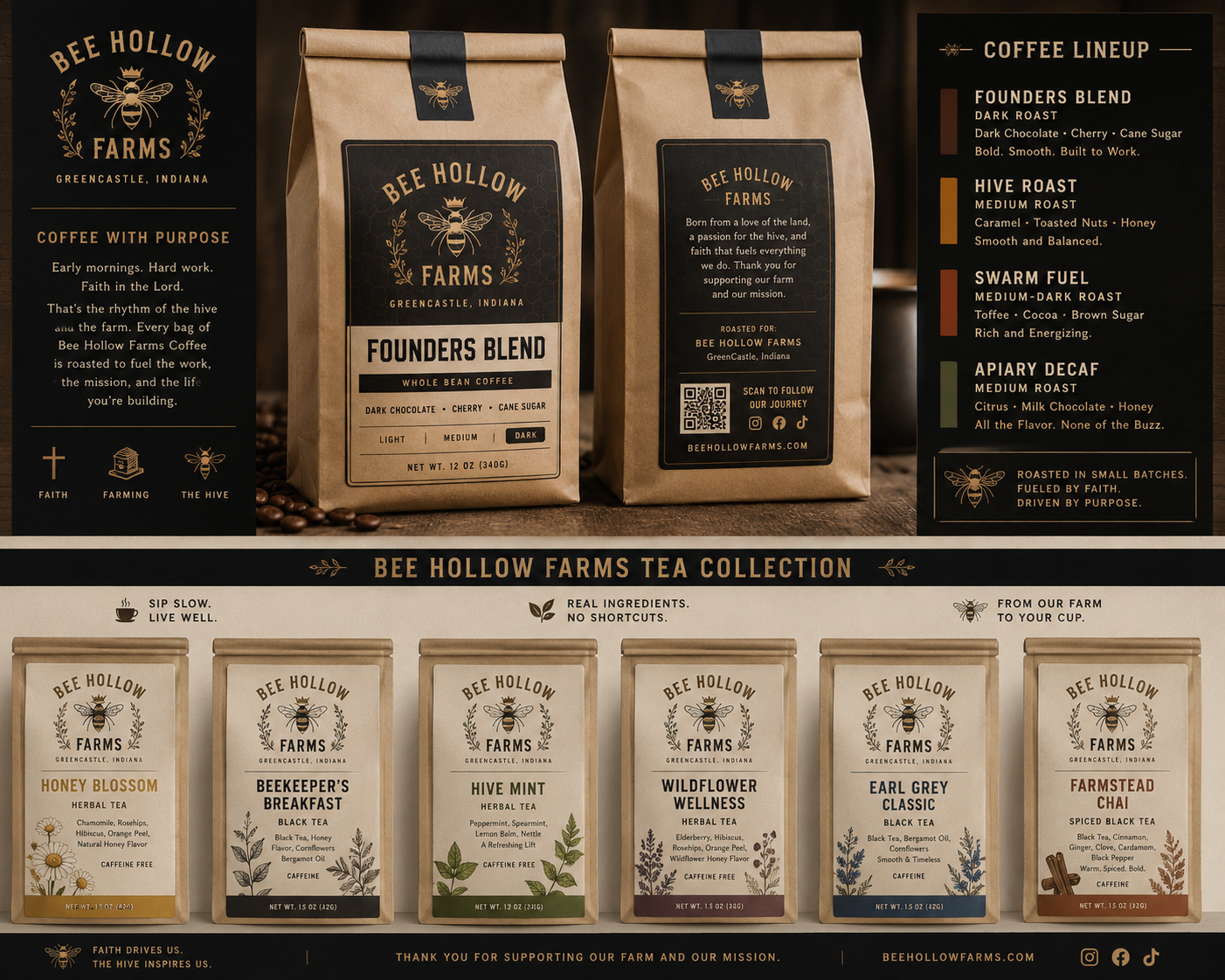 Bee Hollow Coffee and Teas