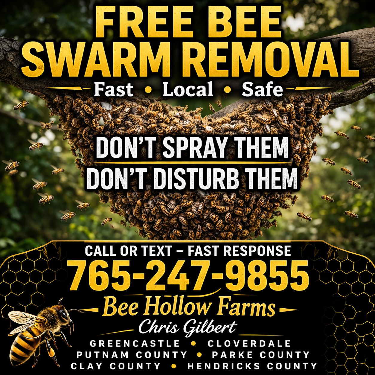 Swarm Removal