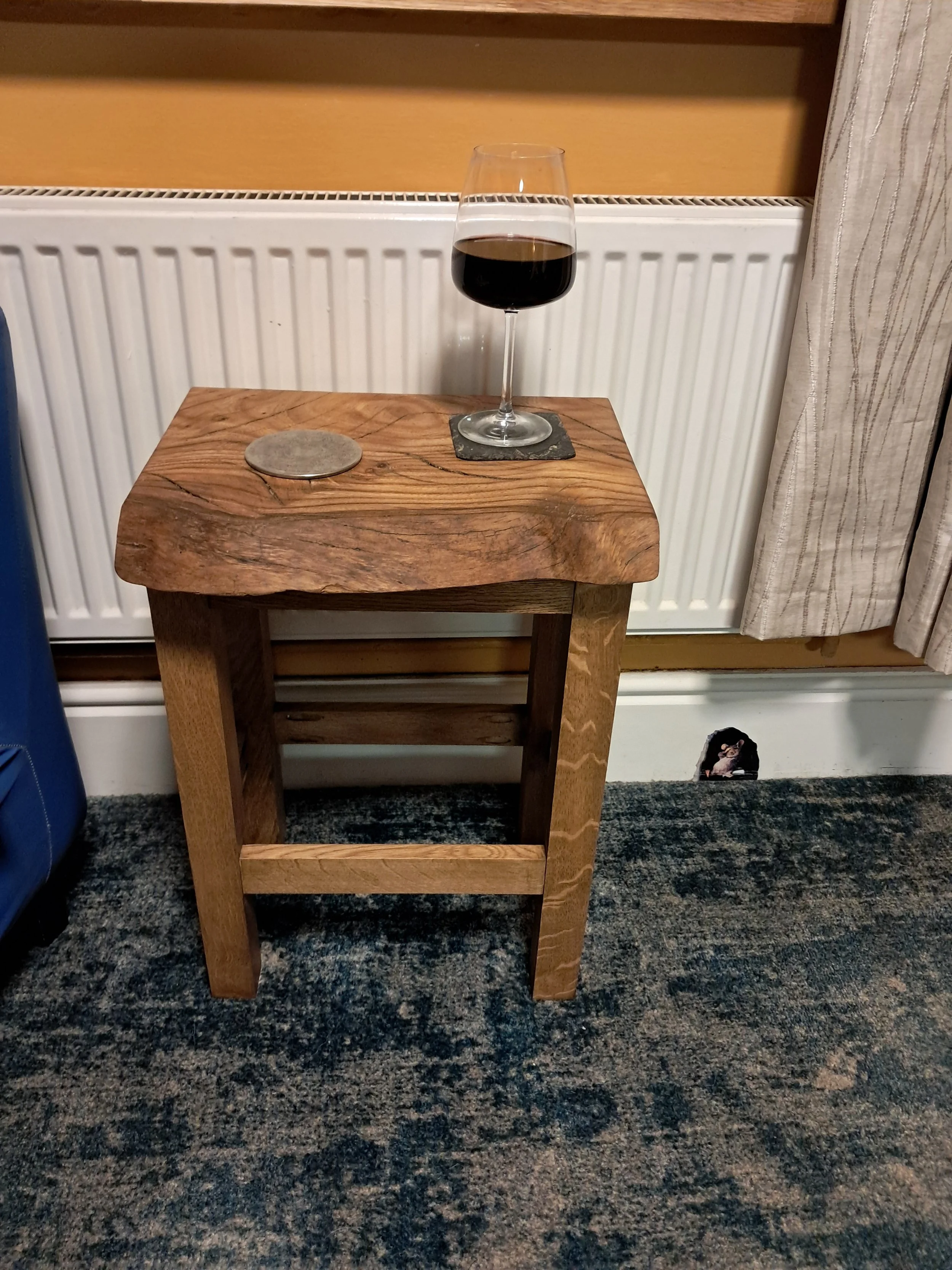 Solid oak occasional table
