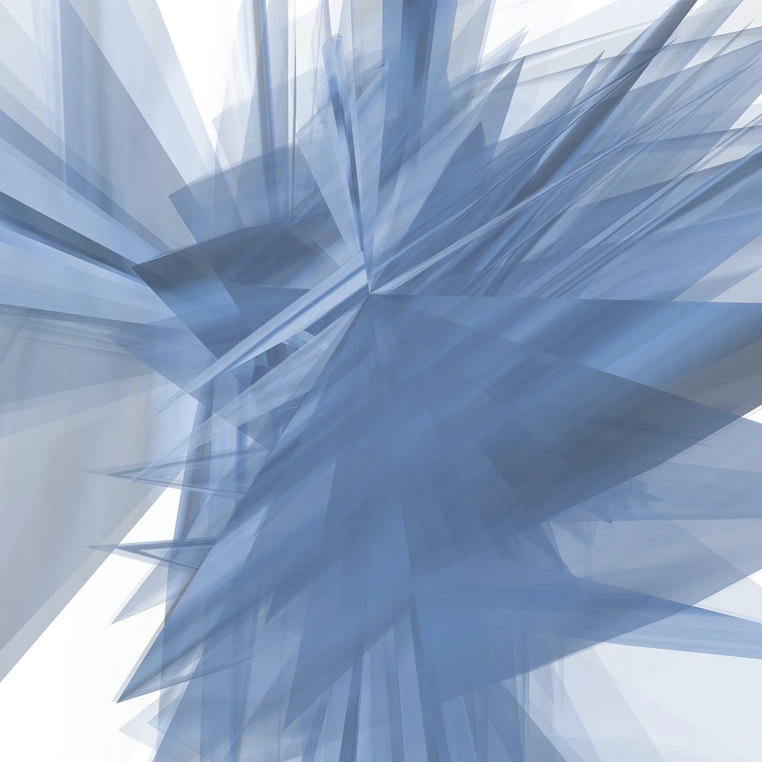 Freeze by Janine Bruttin, a still image from an immersive digital installation featuring vibrant color, movement, and dynamic spatial form.