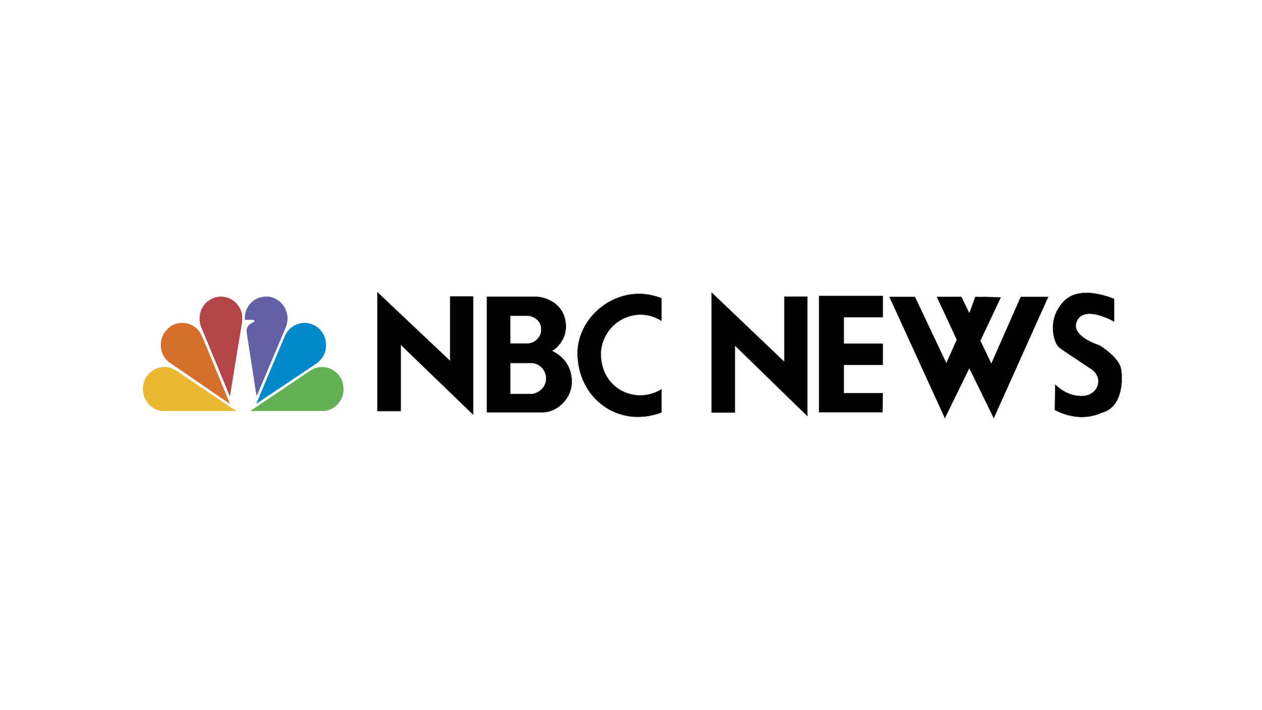 NBC News logo with the peacock emblem in rainbow colors and the text NBC News.