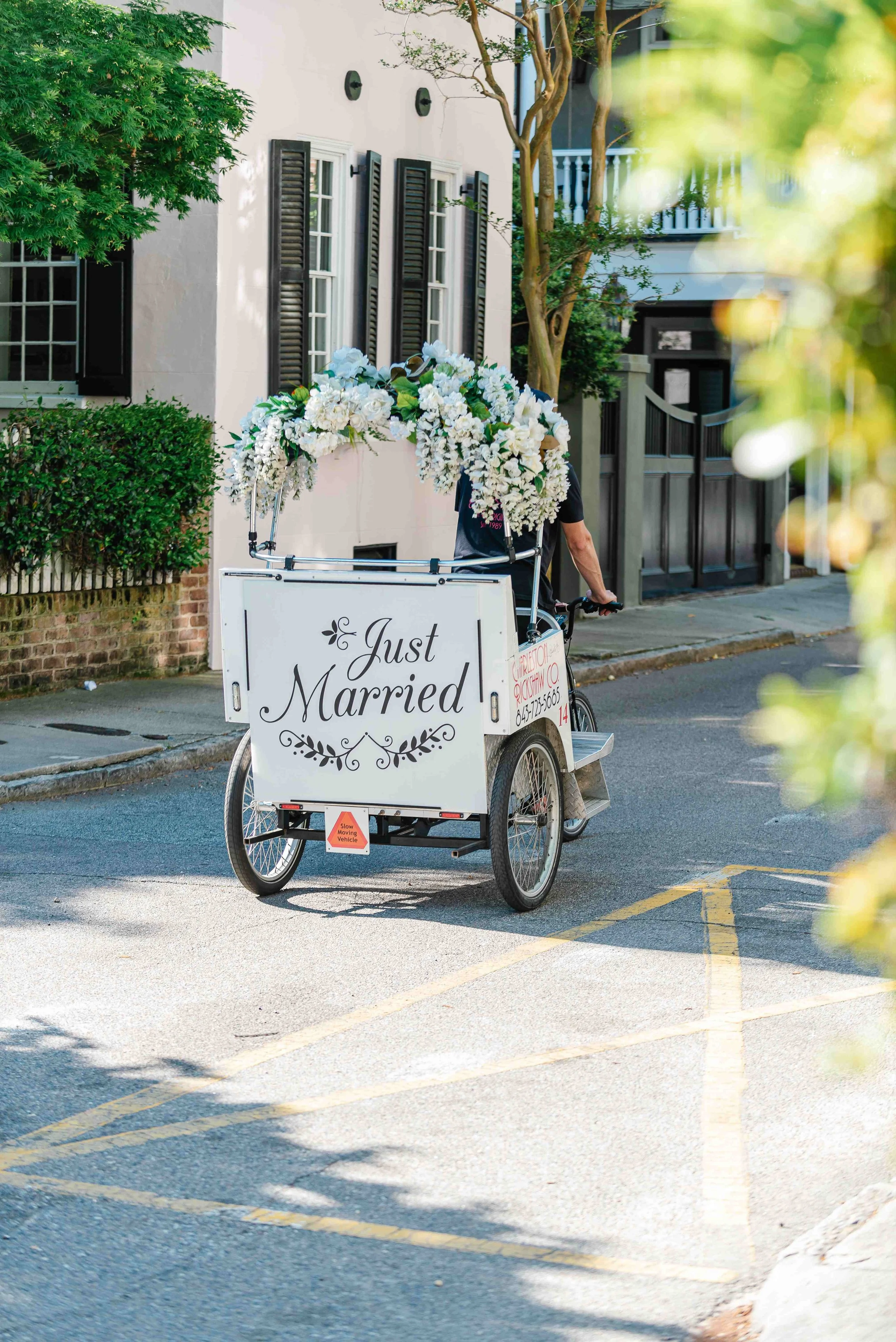 Planning the Perfect Pedicab Wedding Send-Off in Charleston