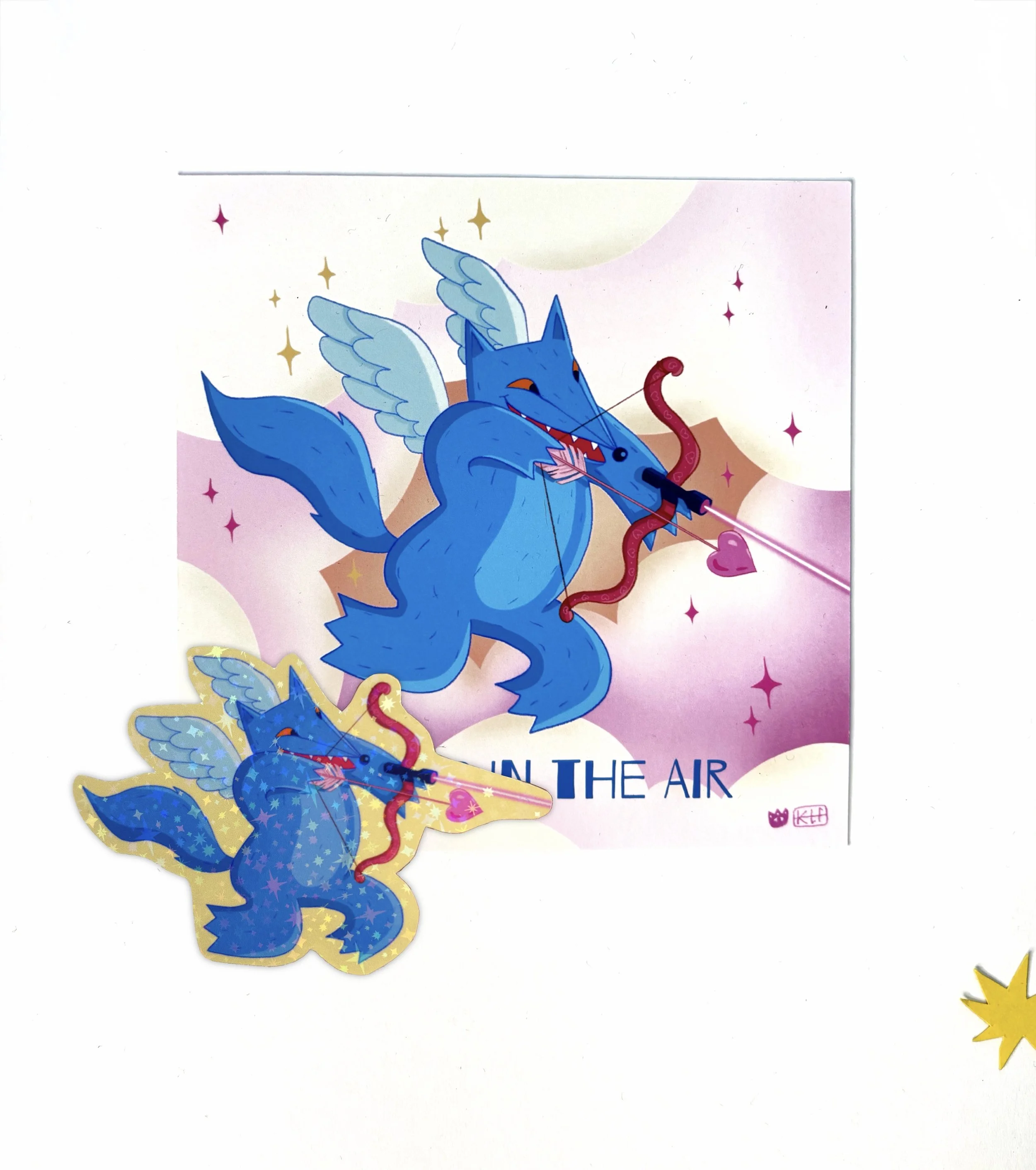 Love is in the Air Postcard