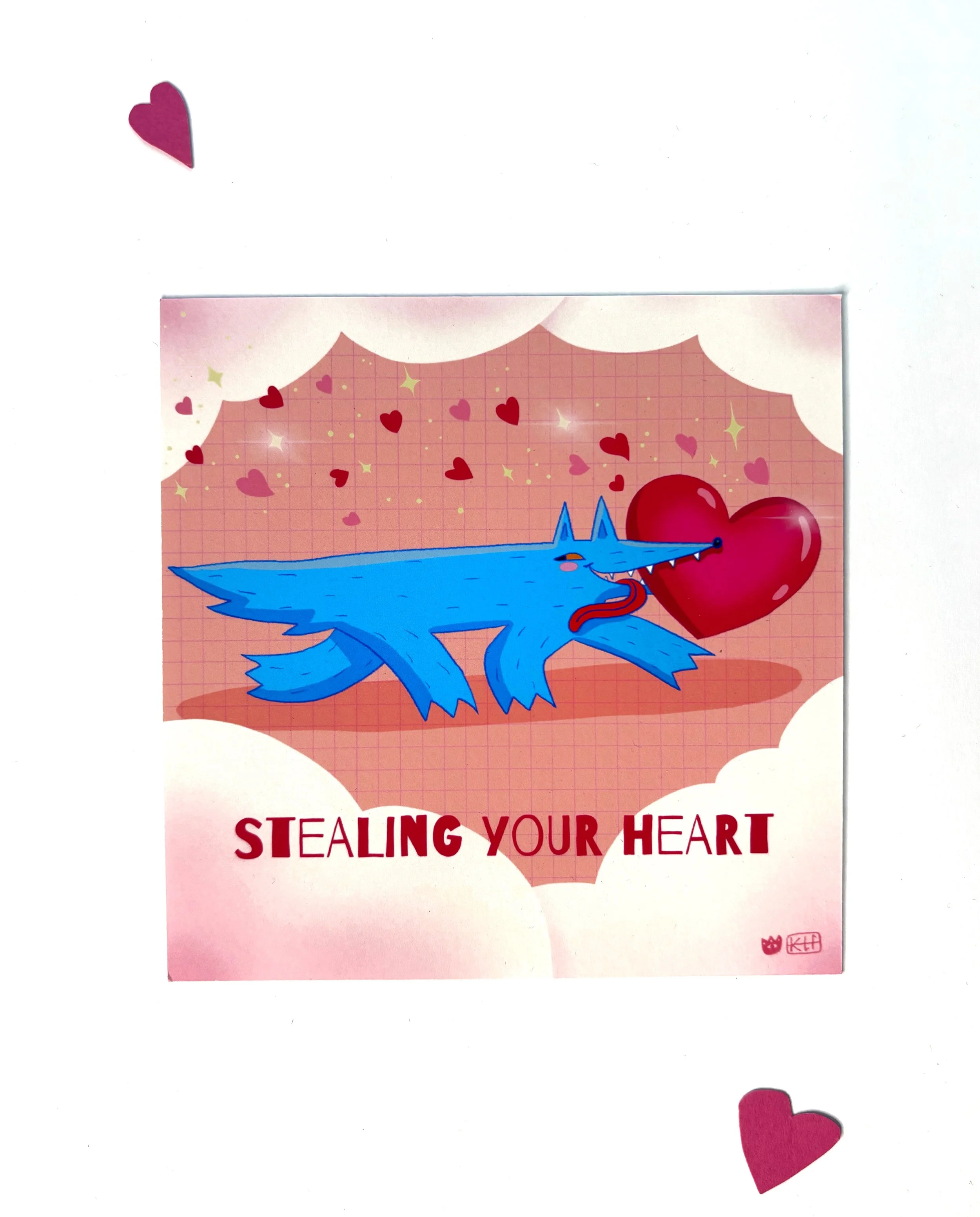 Stealing Your Heart Postcard