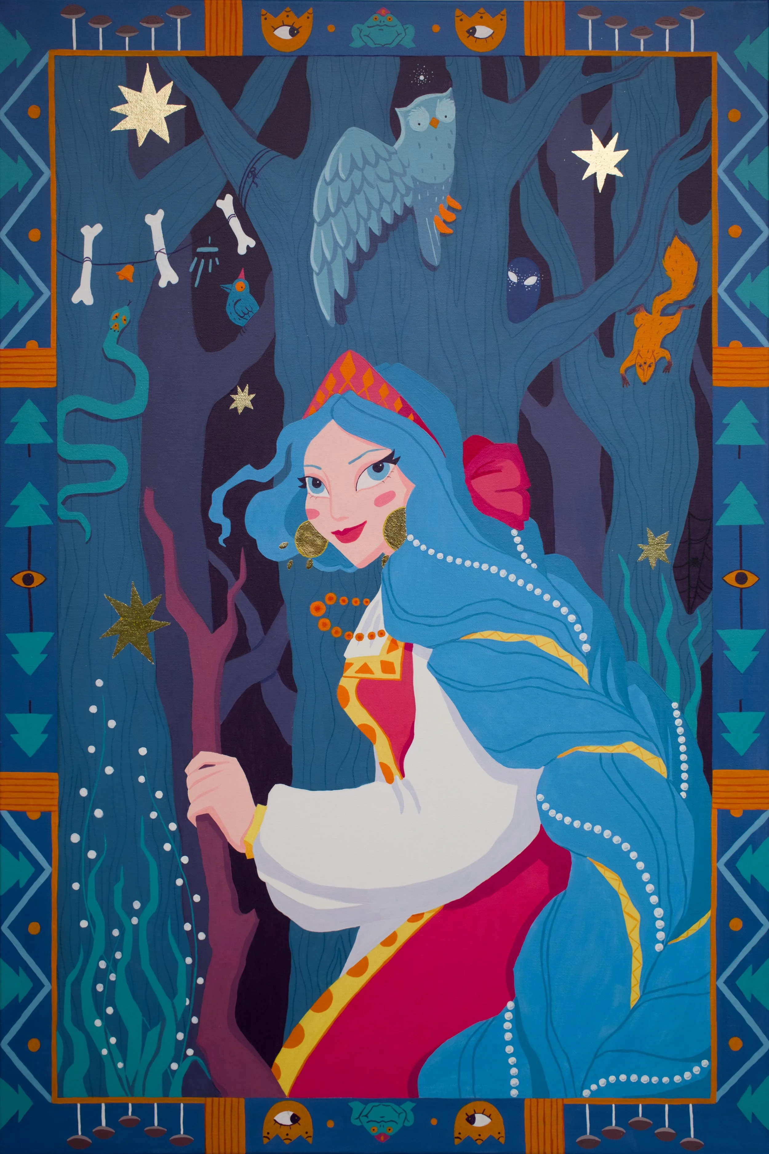 "The Path of a Woman" Painting Series