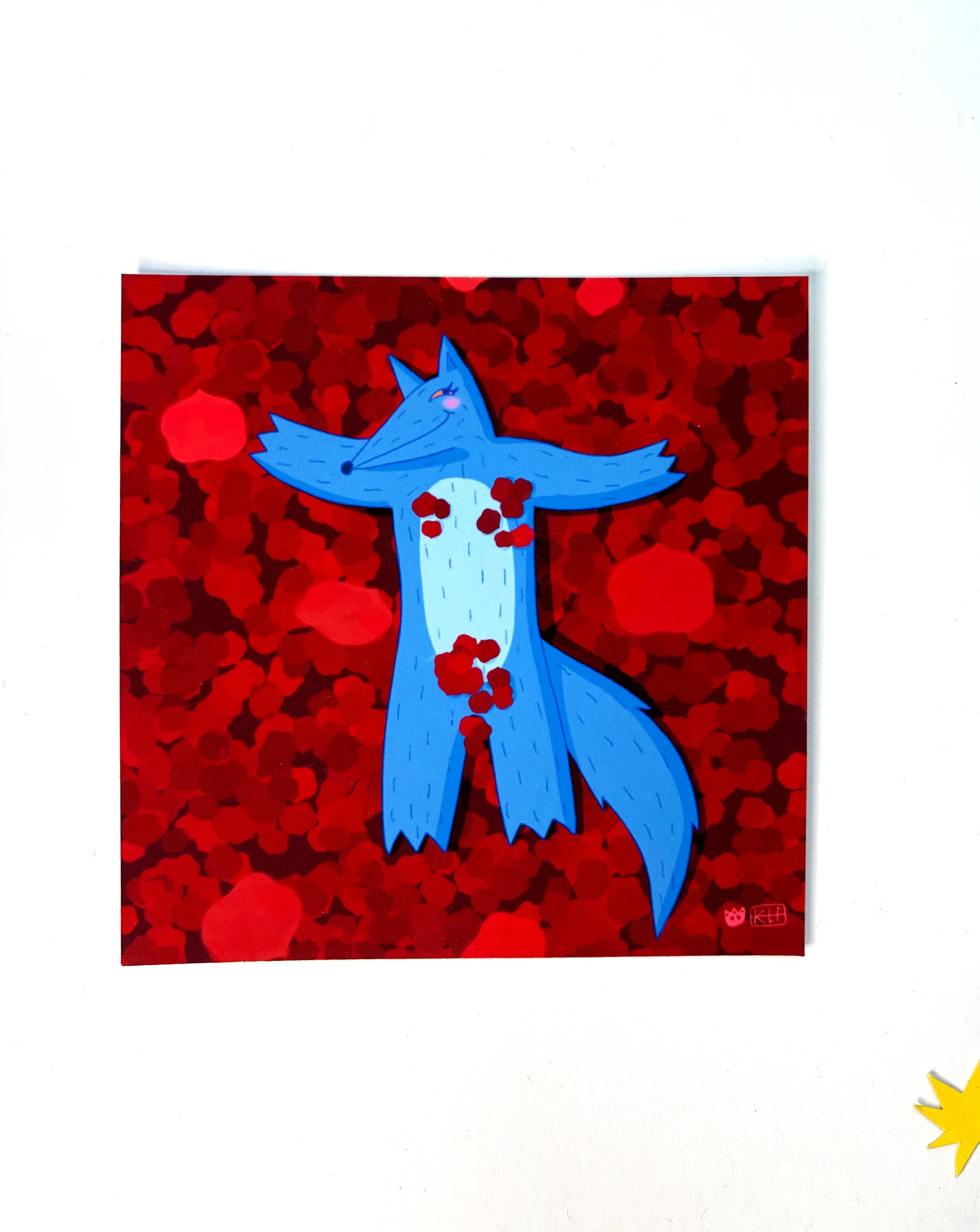 American Beauty Wolf Postcard