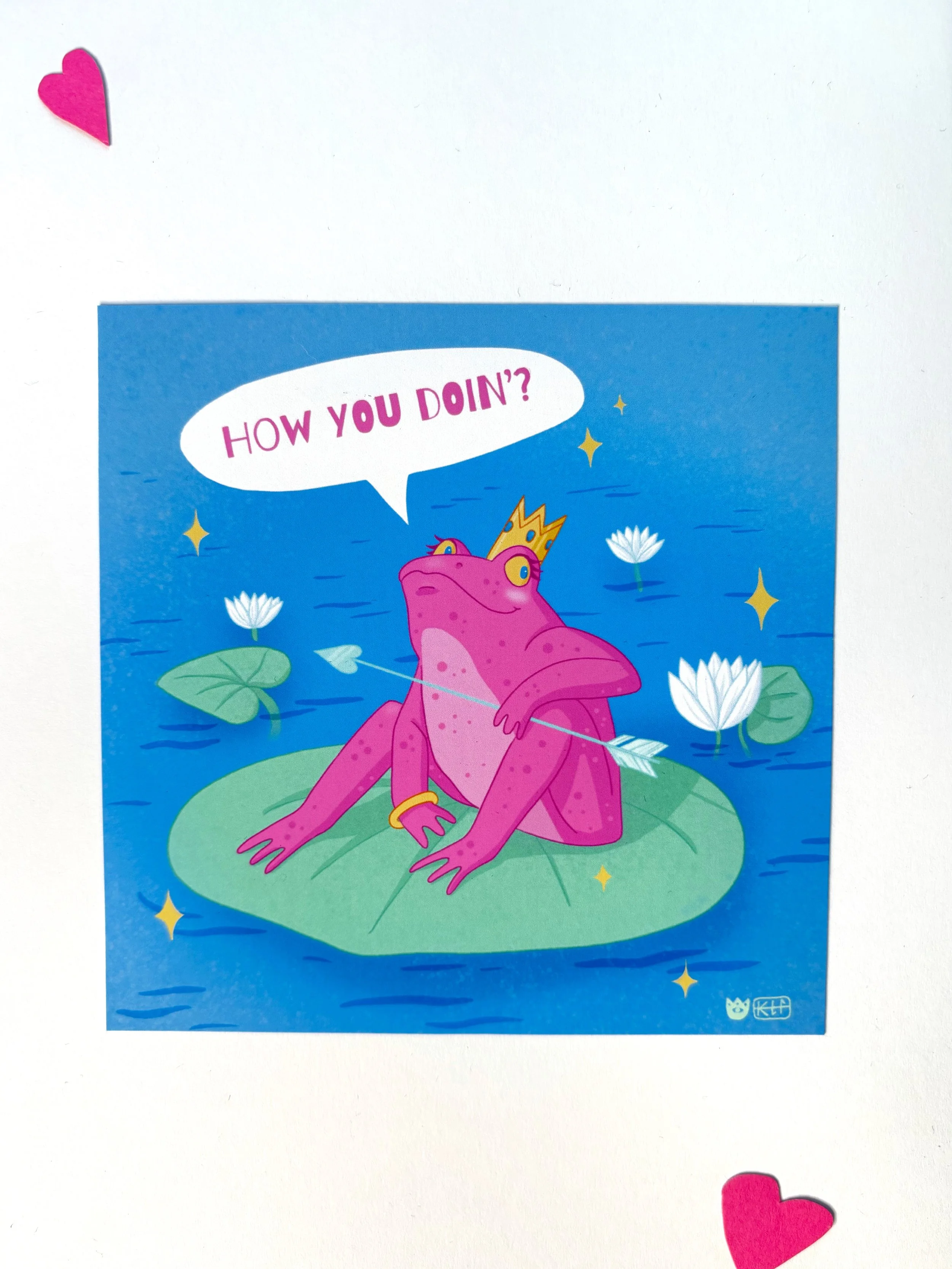 How you doin? Postcard