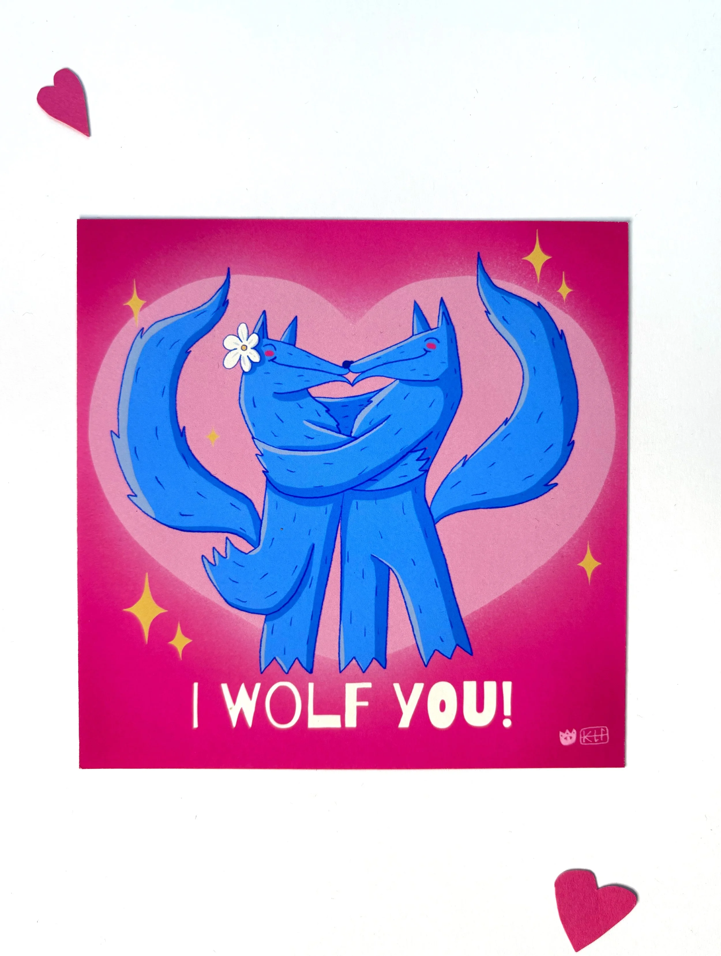 I Wolf You Postcard