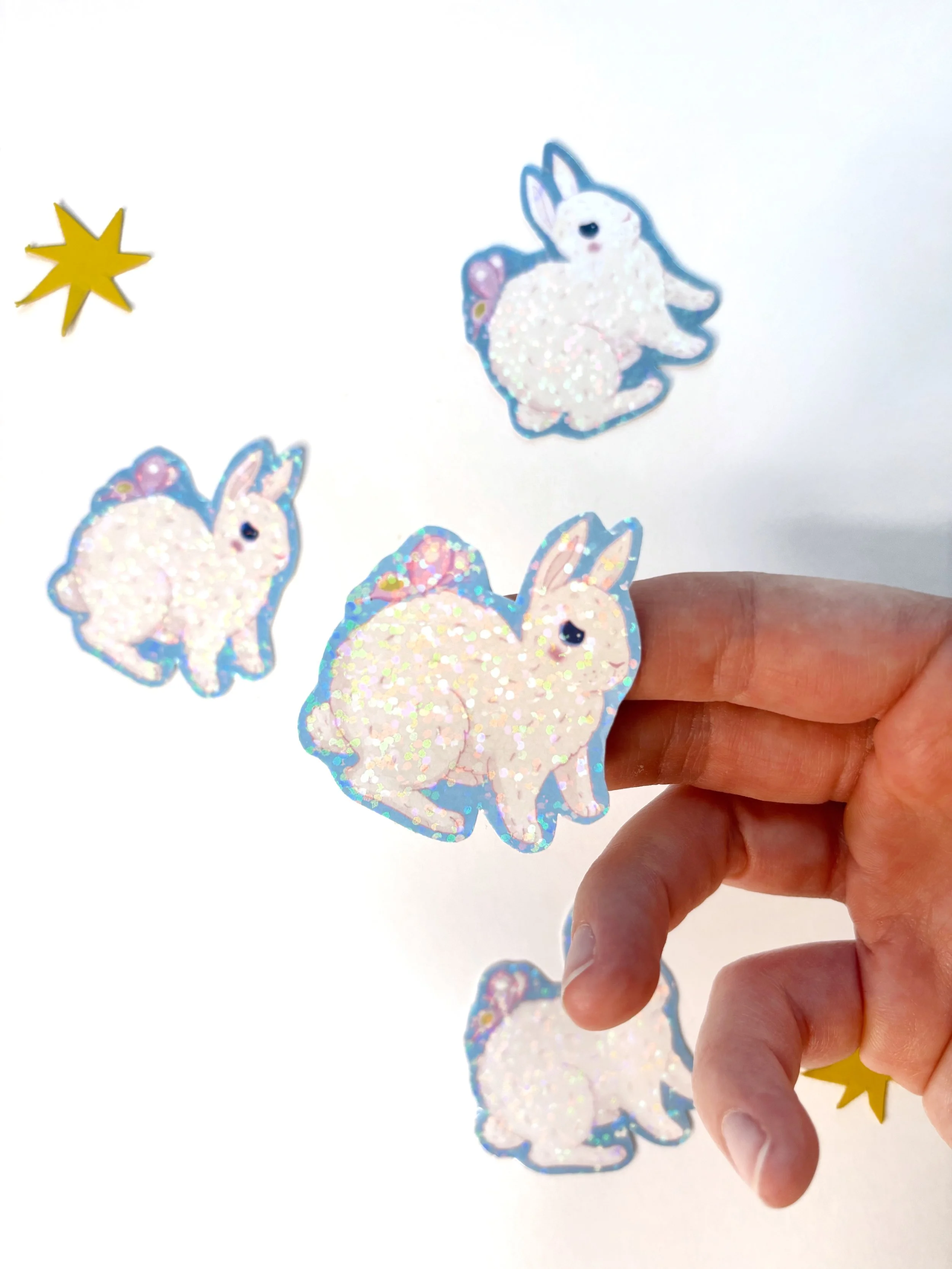 Angry Bunny Sticker