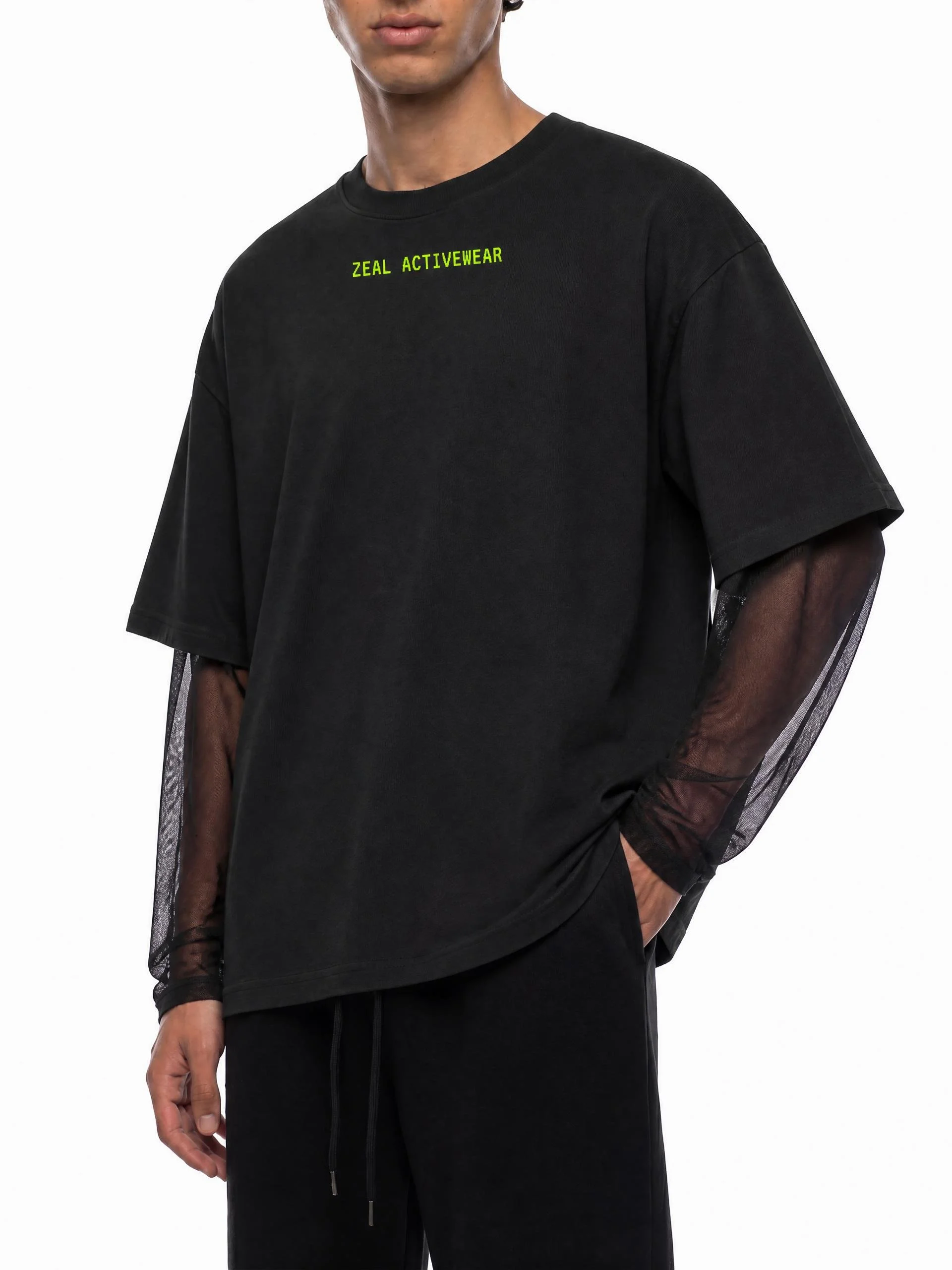 001 Sun fade Layer T-Shirt