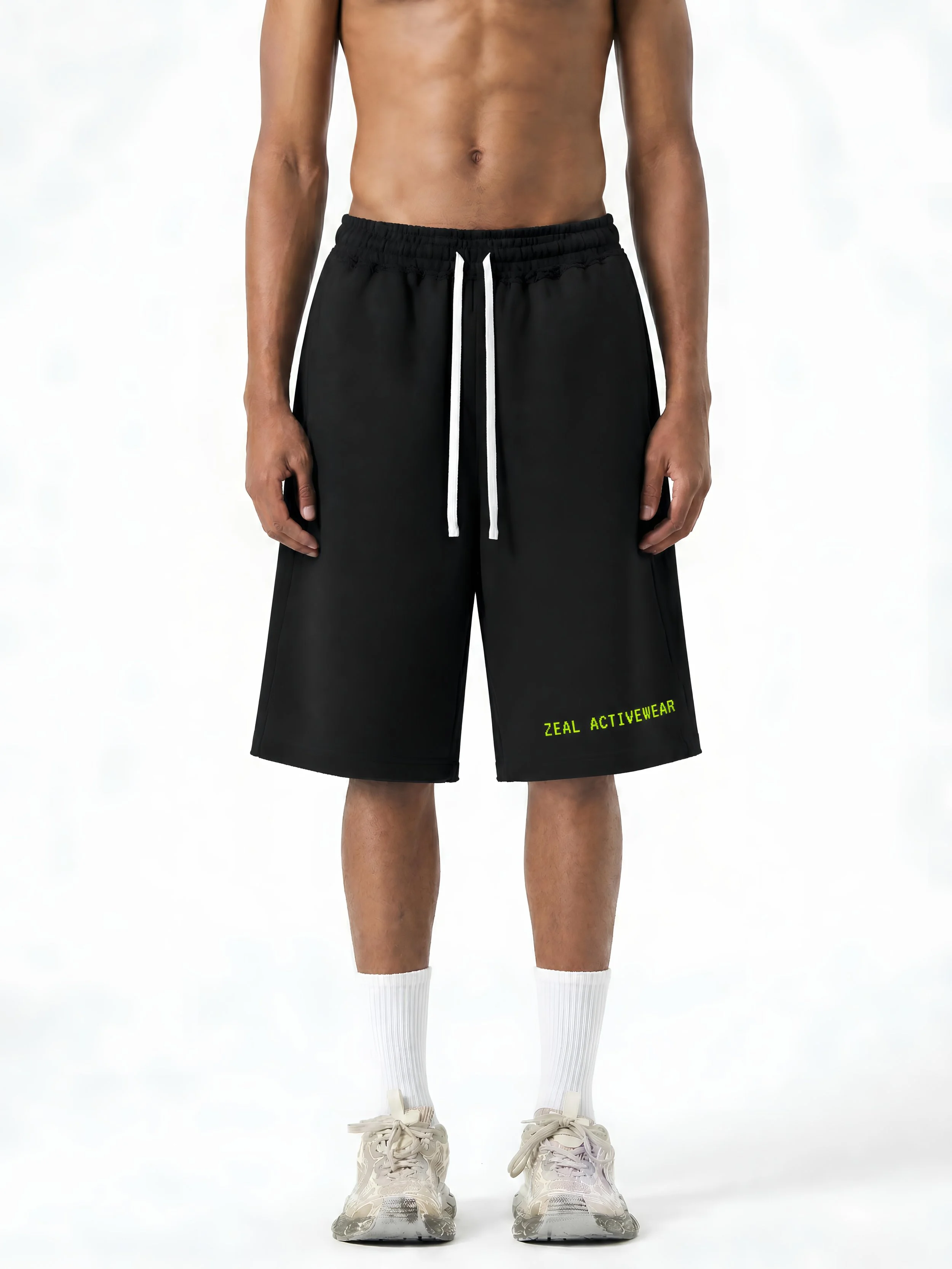 001 Heavyweight Raw Edge Shorts