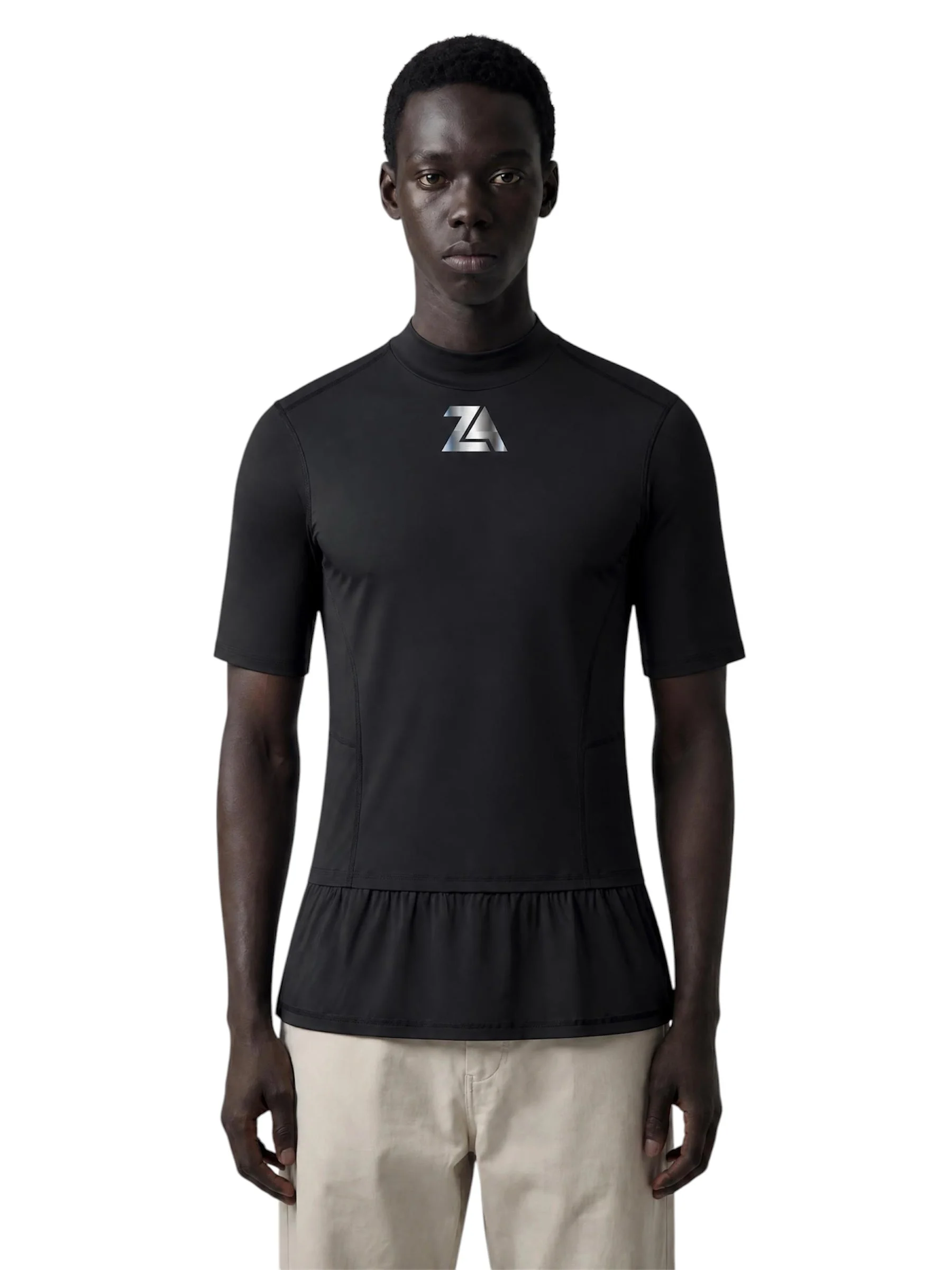 001 Mock Neck Training T-Shirt