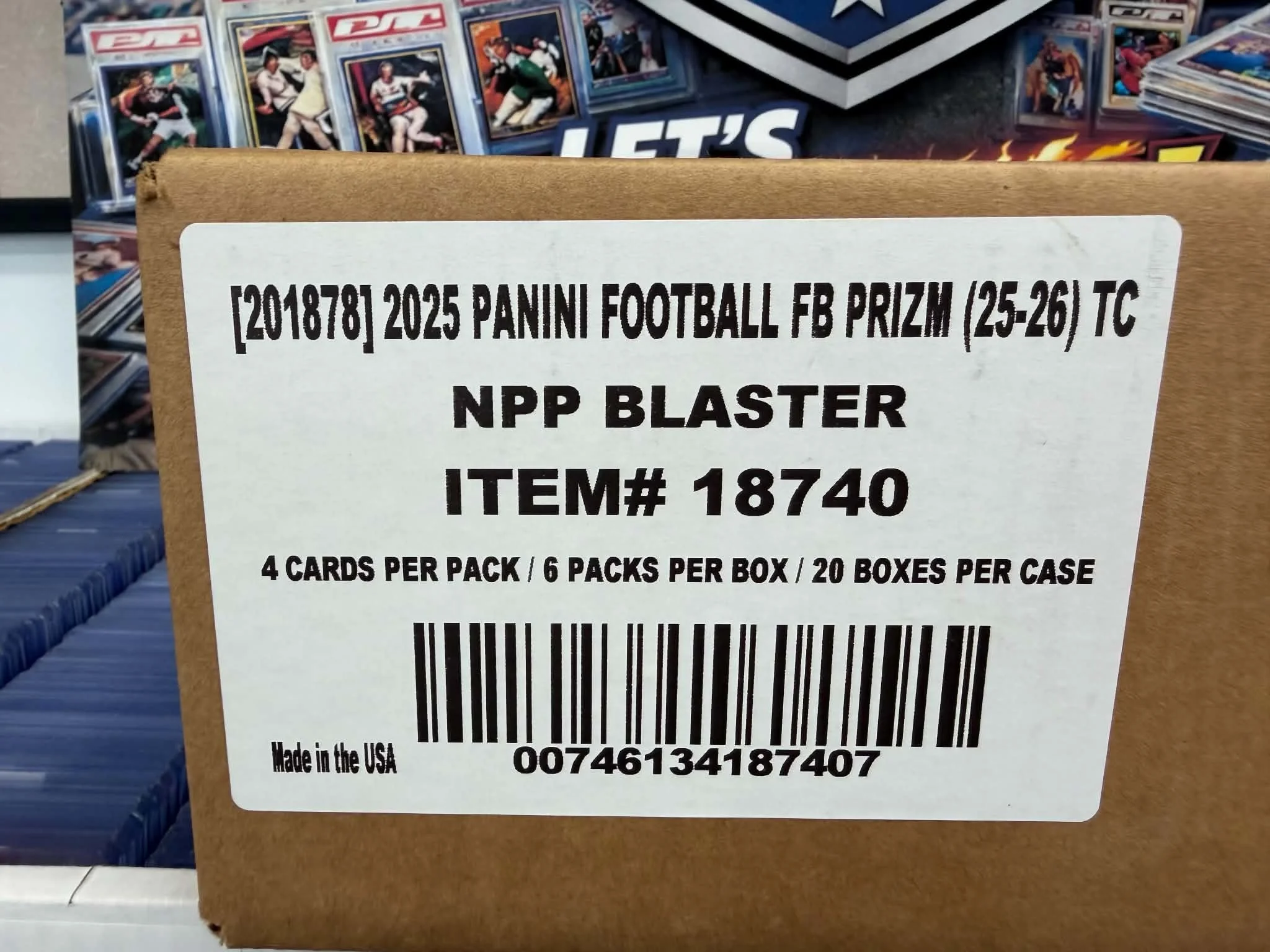 2025 Panini Select Football Blaster 20-Box Factory Sealed Case