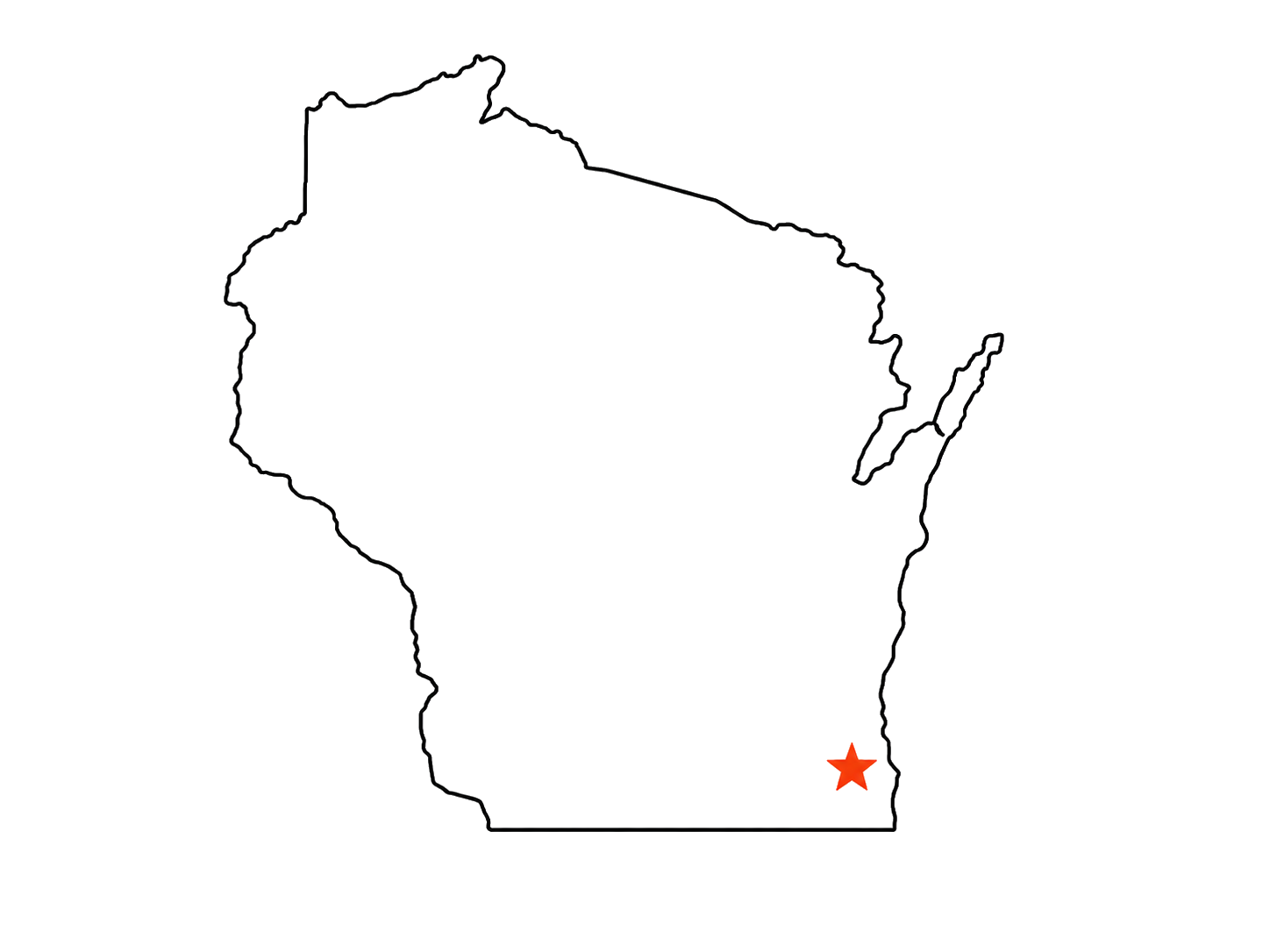 Map of Georgia with a red star marking an area in the southeastern part of the state.