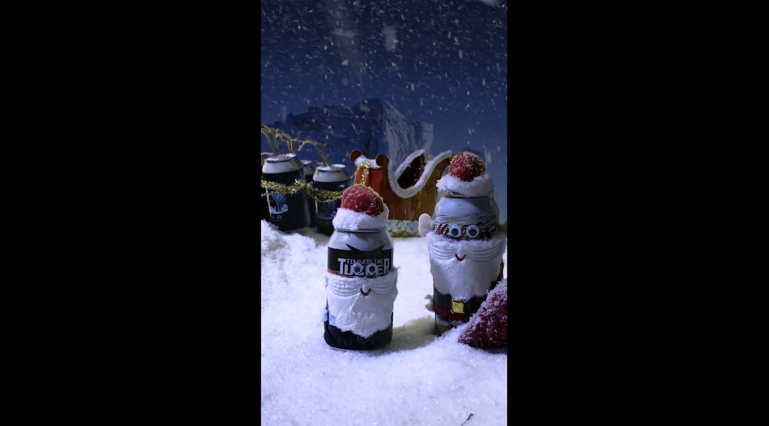 Mount Hood Brewing Christmas 2024 stop motion holiday short