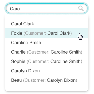 fetch booking customer look up
