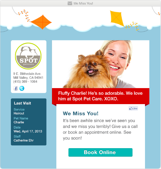 fetch booking email