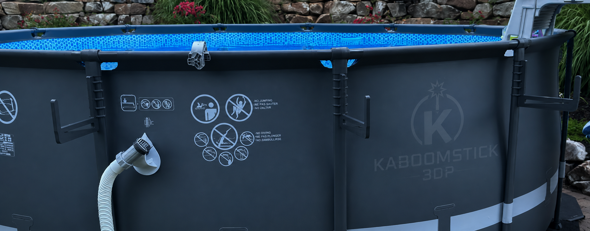 Solar Cover Storage & Organizer Hooks for Intex Bestway Coleman Above Ground Pools