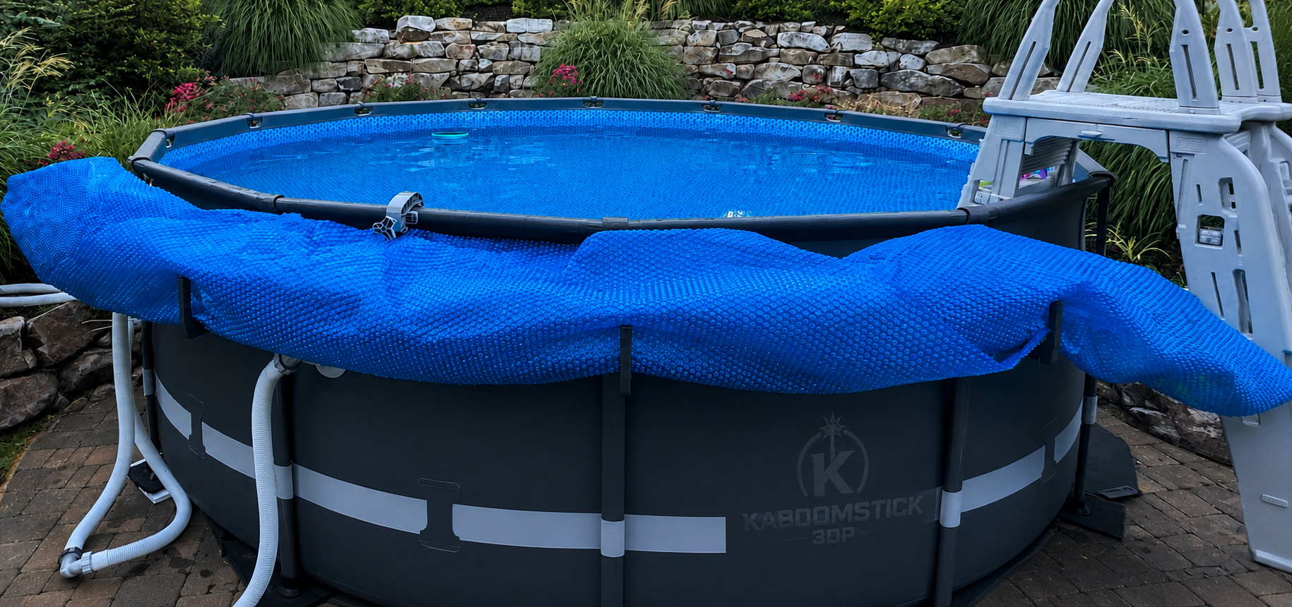 Solar Cover Storage & Organizer Hooks for Intex Bestway Coleman Above Ground Pools