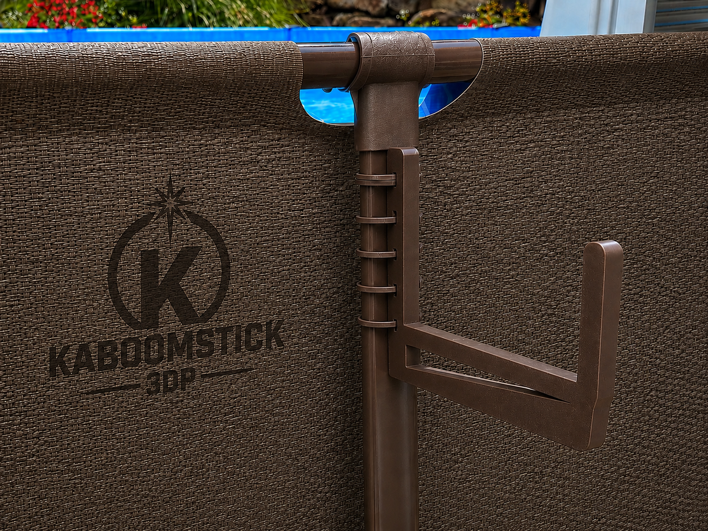Premium Brown ASA Solar Cover Storage Hooks – 4 Pack