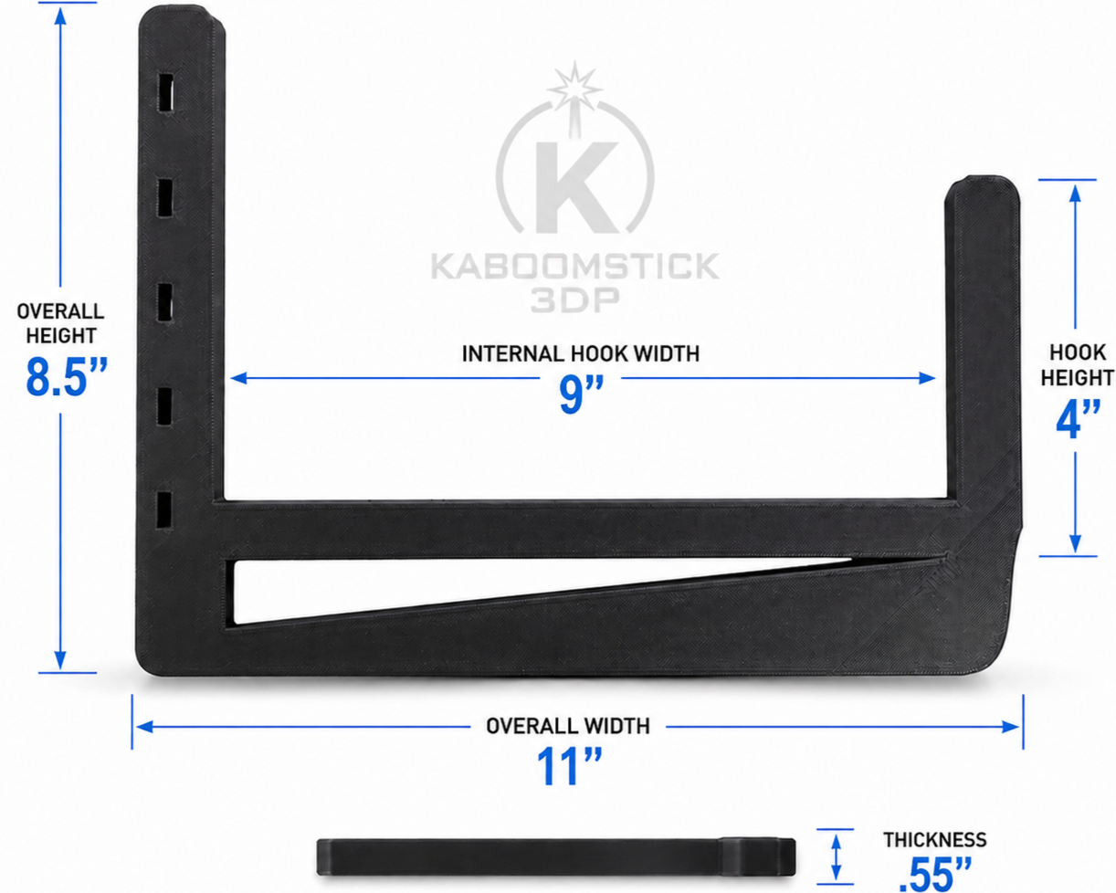 Solar Cover Storage & Organizer Hook Measurements for Intex Bestway Coleman Above Ground Pools