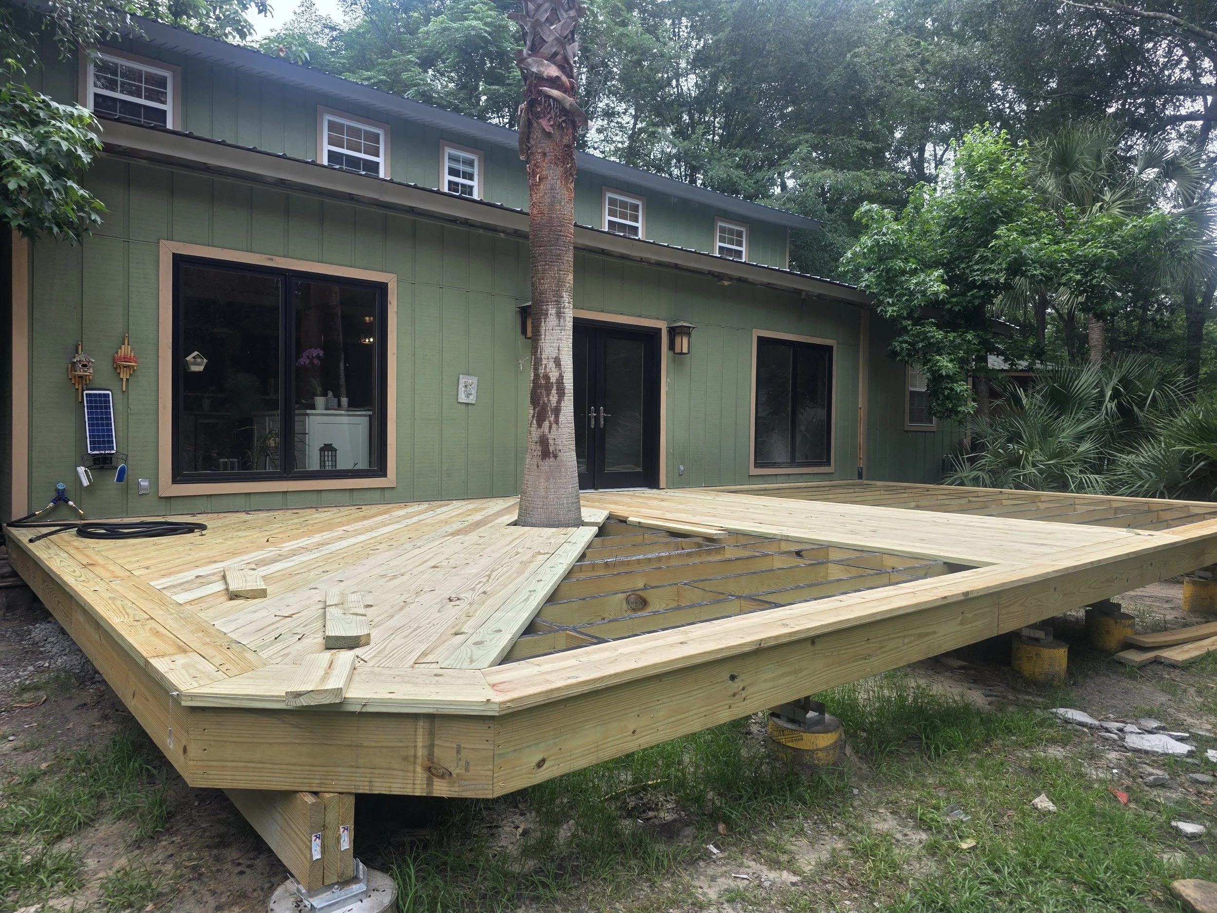 New back deck build.