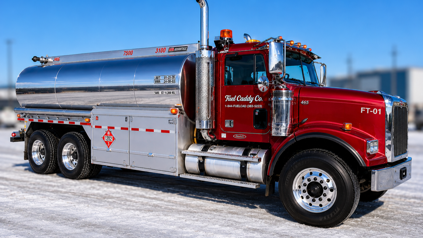 Fuel Caddy's Fuel Transport Truck