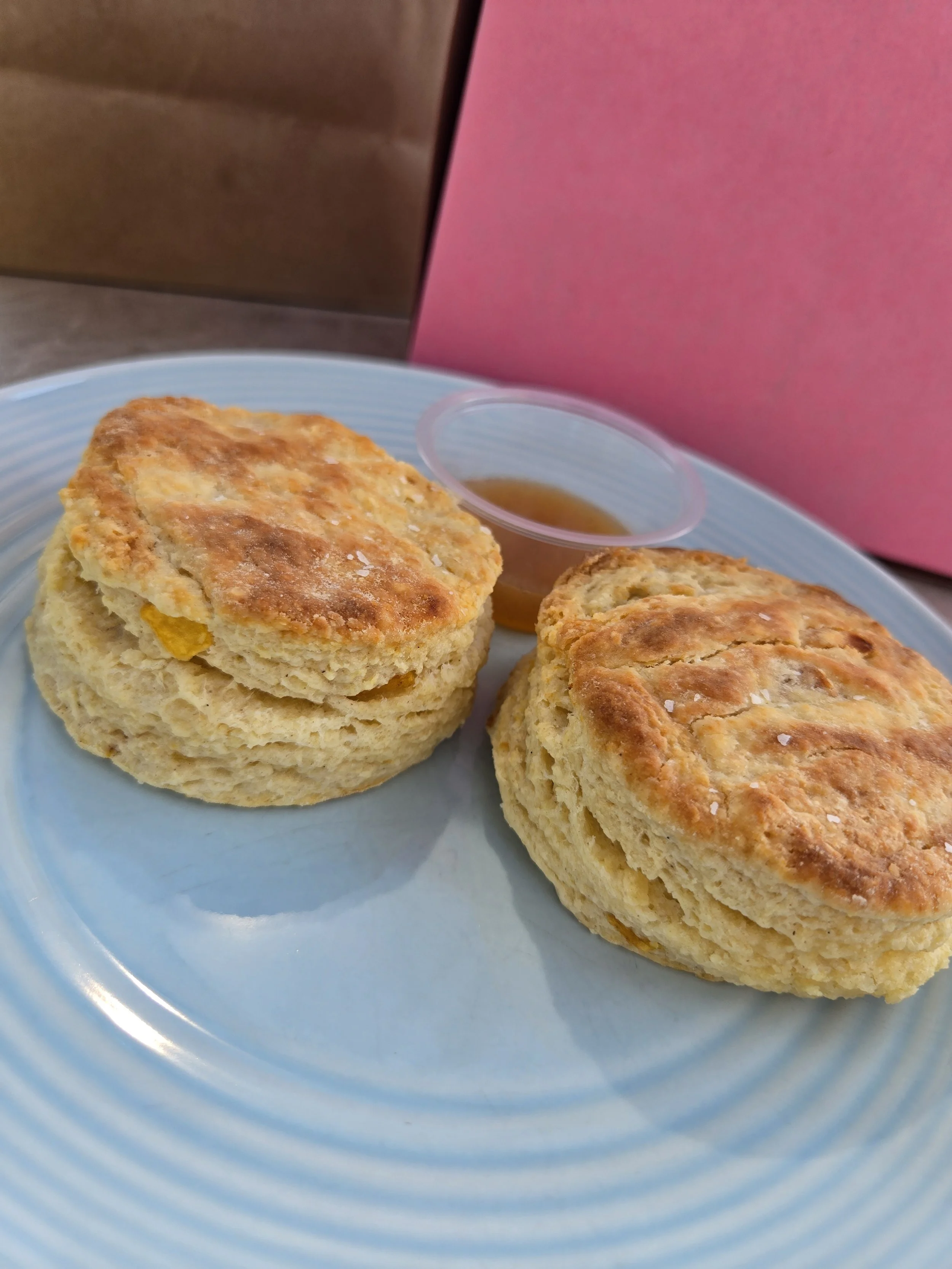 August Biscuit of the Month: Spiced and Smoked Peach