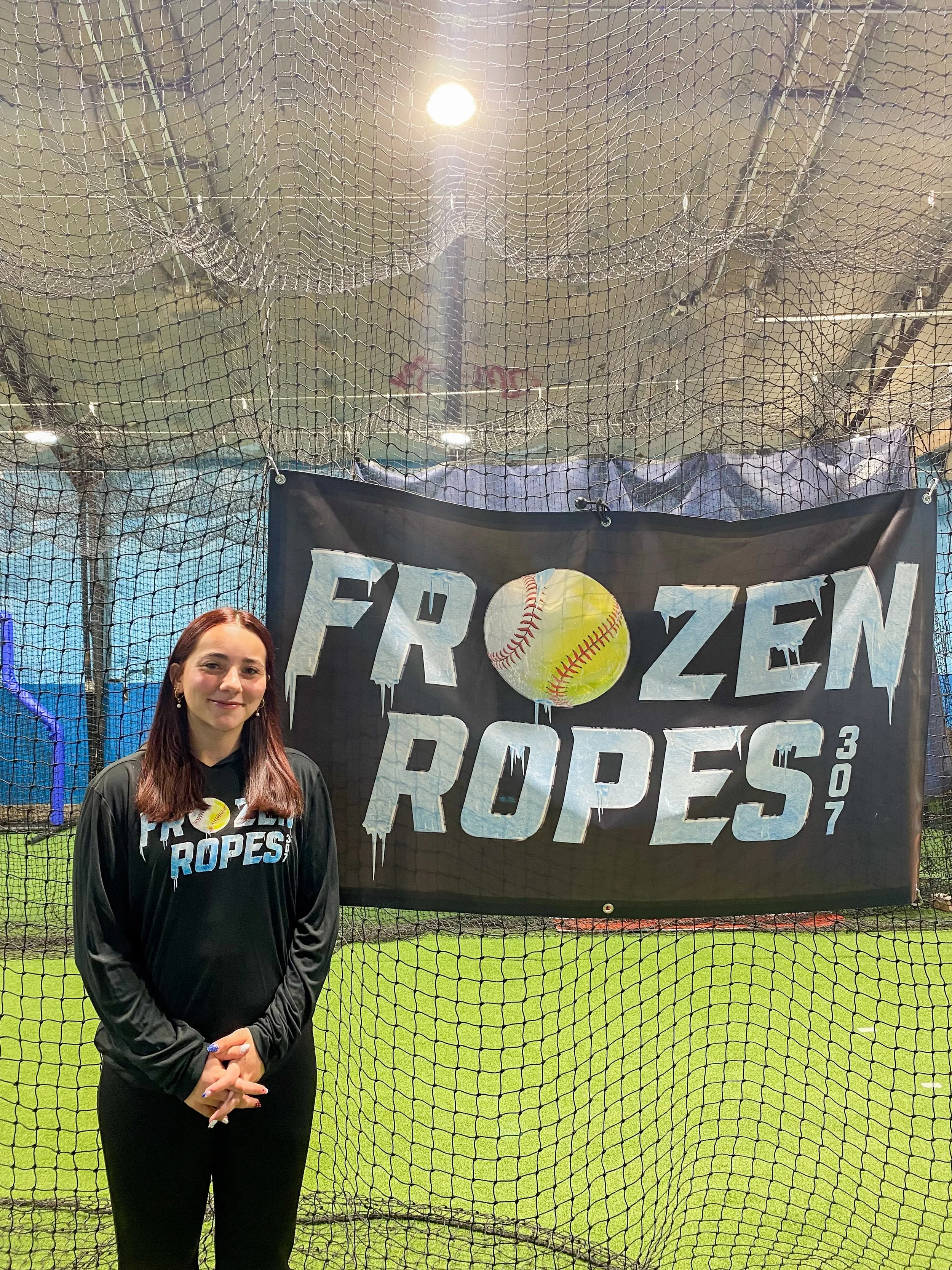 🚨 Trainer Tuesday 🚨

Bella Pacheco brings over 11 years of softball experience as a player, teammate, leader, and coach. She began her softball career with the Laramie Lightning travel program, competing from ages 8 through 18 while also playing va