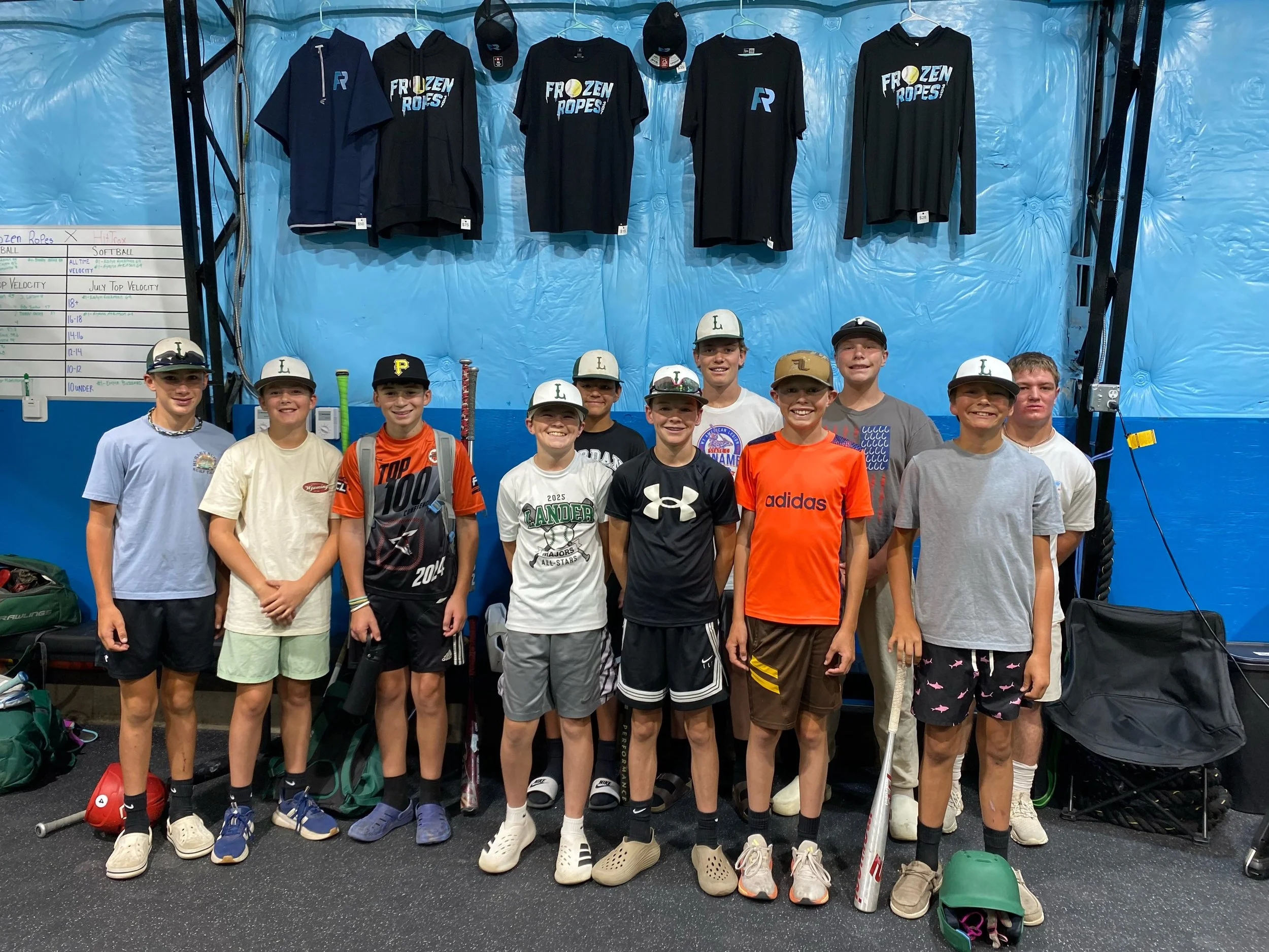 Wanted to give a shoutout to the 15u Lander baseball team! They stopped in for a home run derby using our new Hit Trax system before their big game! Thank you for supporting our facility and best of luck in the future! 
#frozenropes307 #baseball