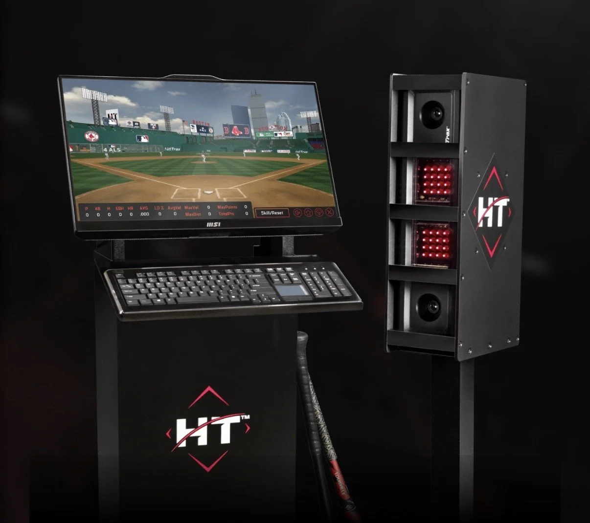HitTrax baseball and softball simulator at Frozen Ropes 307
