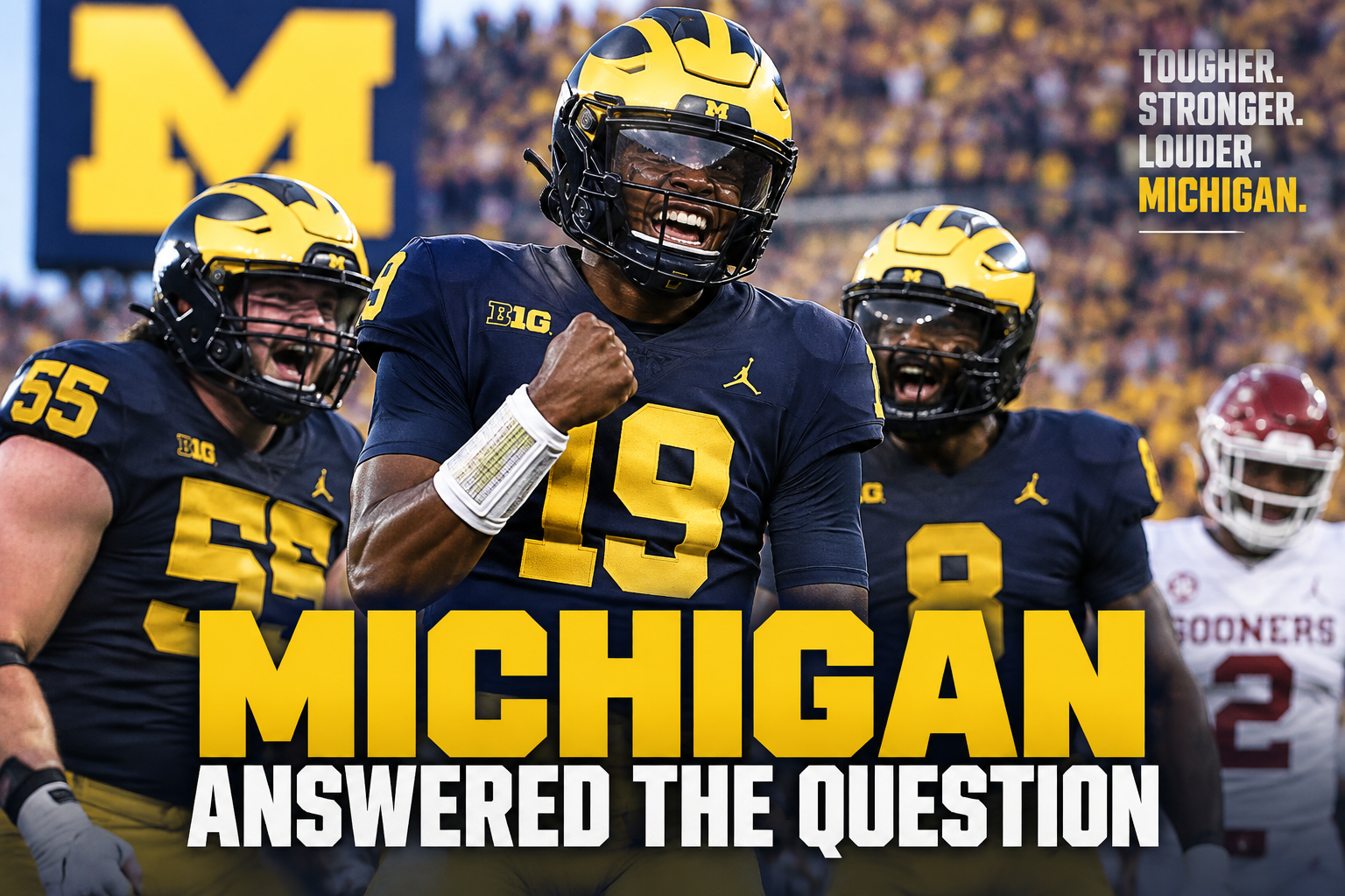 Michigan Answered the Question