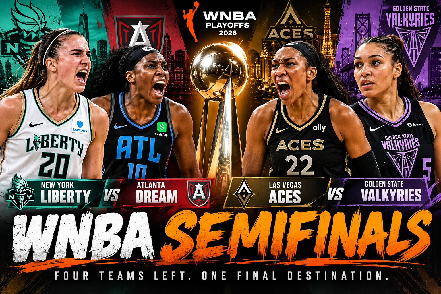 Four Teams Left: WNBA Semifinals Set the Stage for a Finals Run