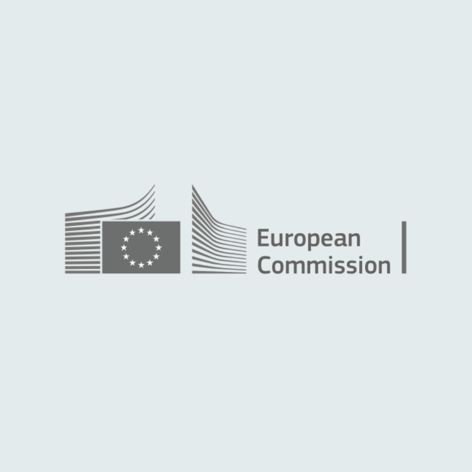 European Commission logo. Past clients include European Commission employees.