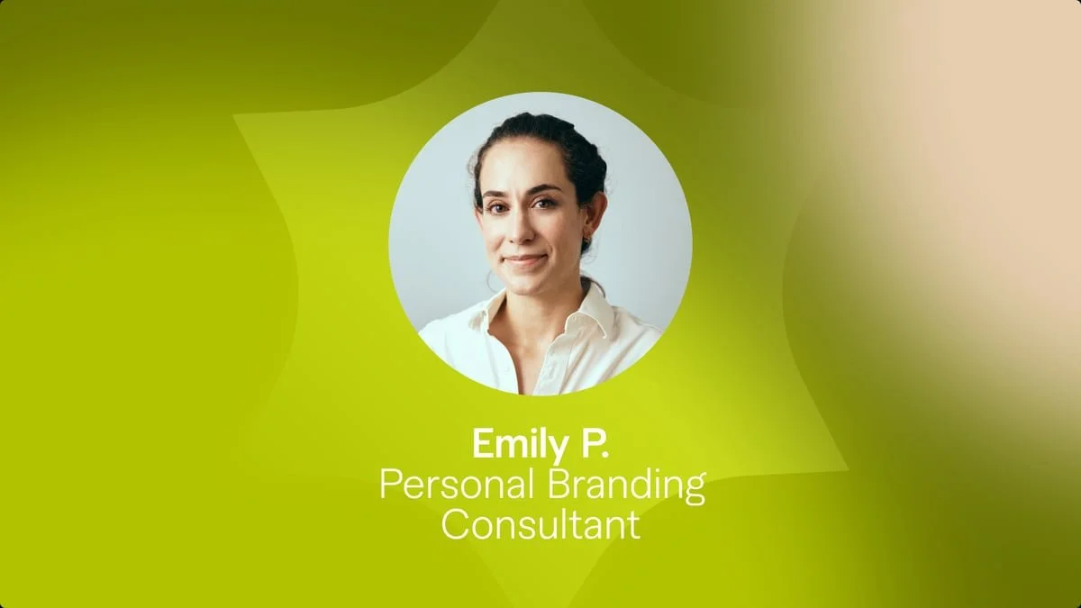 Professional headshot of Emily Pearlman, a personal branding consultant.