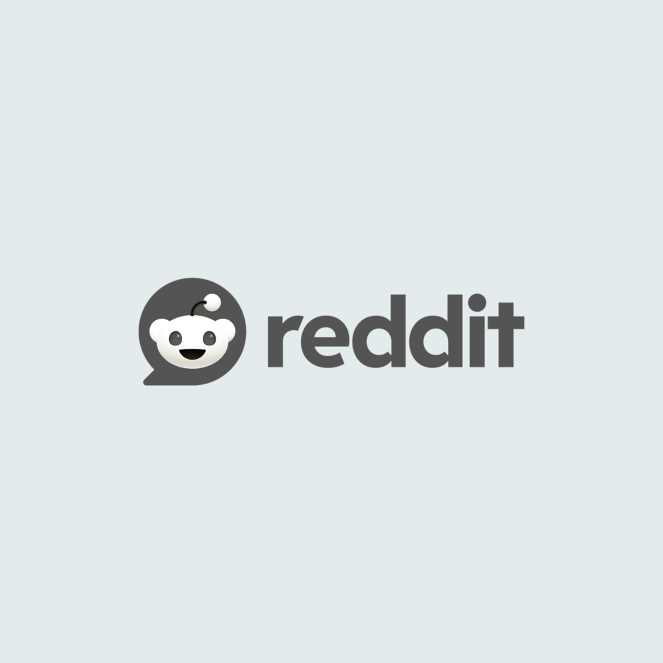 Reddit logo. Past clients include Reddit employees.