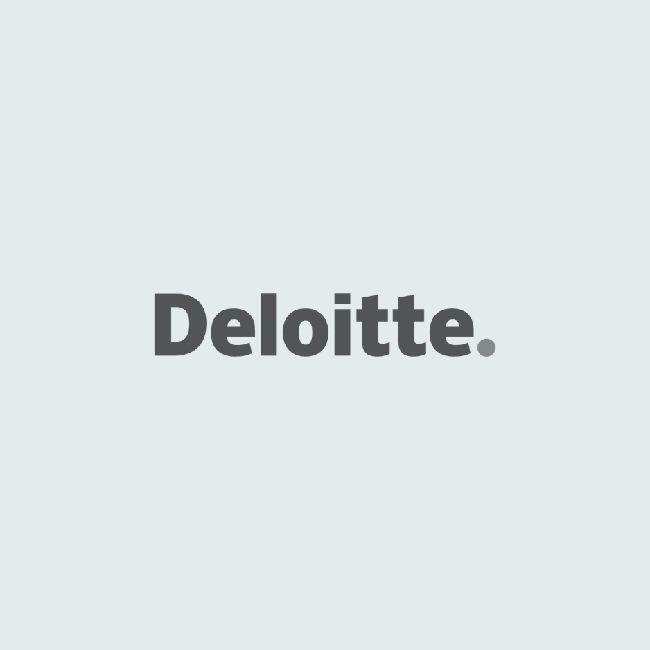 Deloitte logo. Past clients include Deloitte employees.