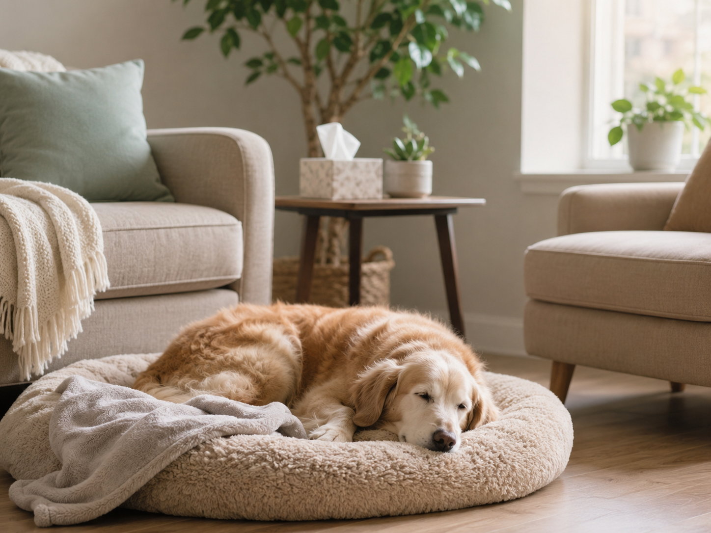 Meraki Veterinary Wellness, Golden Retriever, End of Life Care