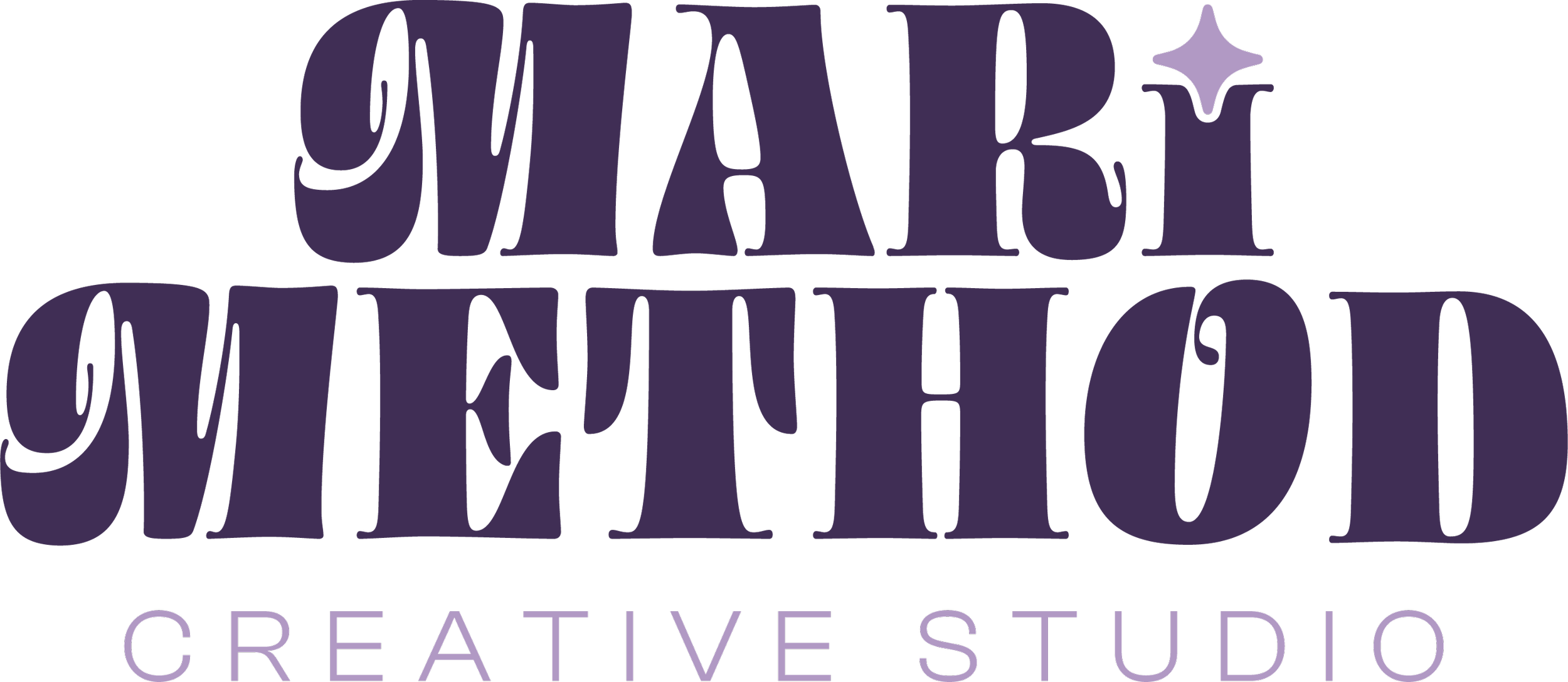 Logo of a creative studio called 'Glamour and Grit Creative Studio' in purple text with stylized font.