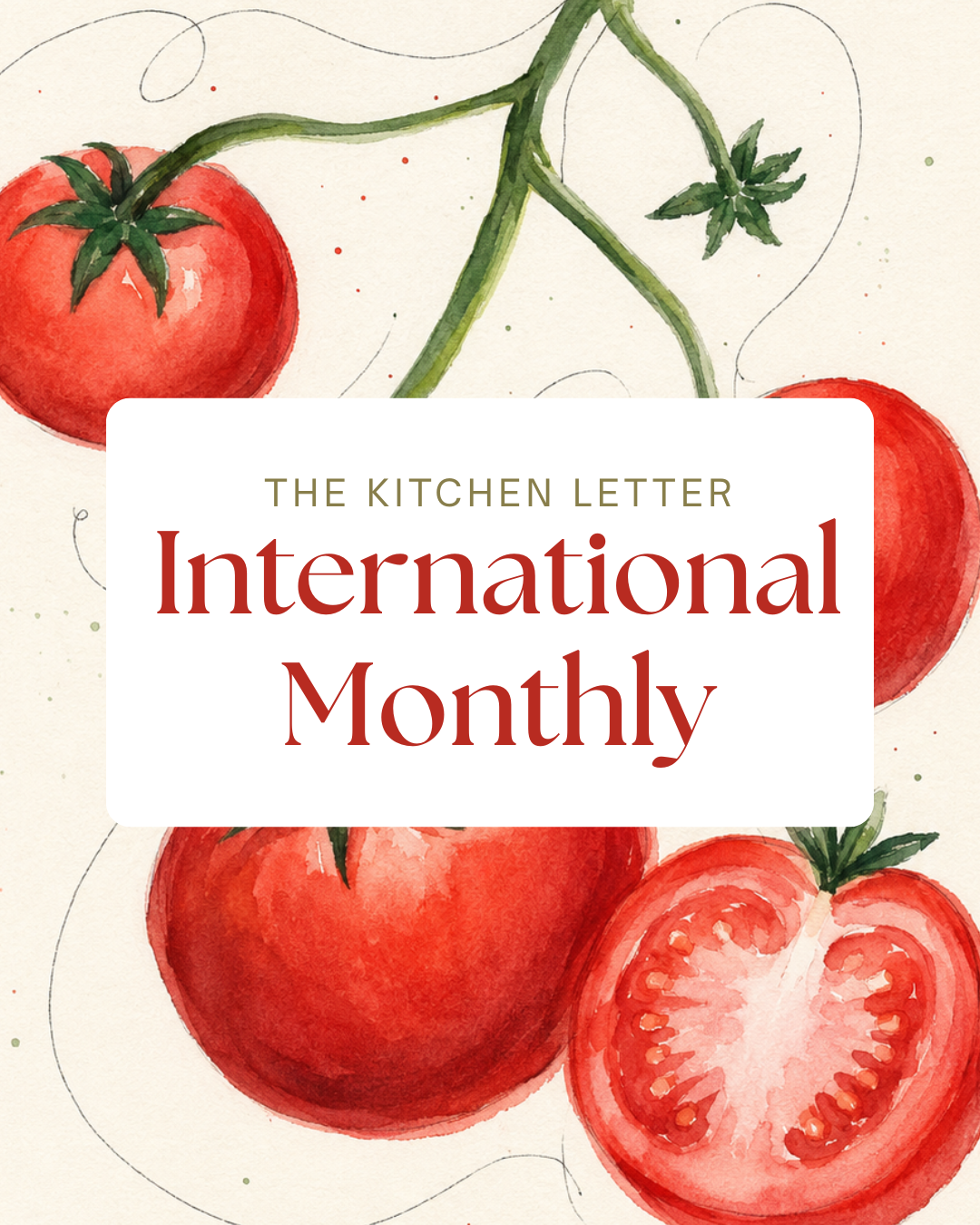 The Recipe Club Gift — International Monthly