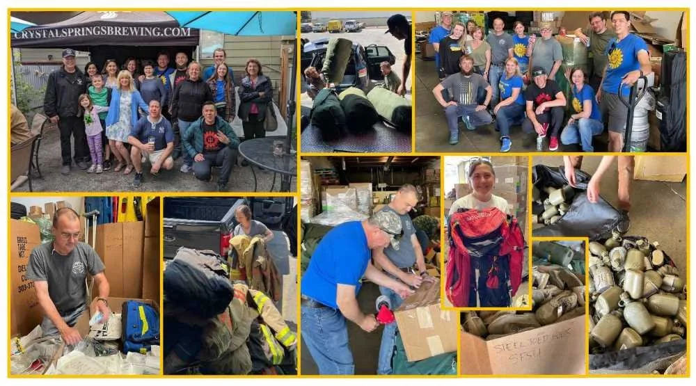 Gear donation drive was a huge success!