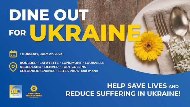 SAVE THE DATE: DINE OUT FOR UKRAINE