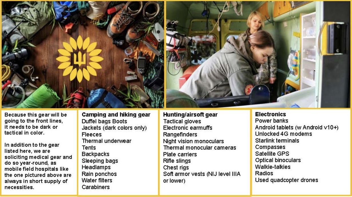 Your used outdoor gear can save lives in Ukraine