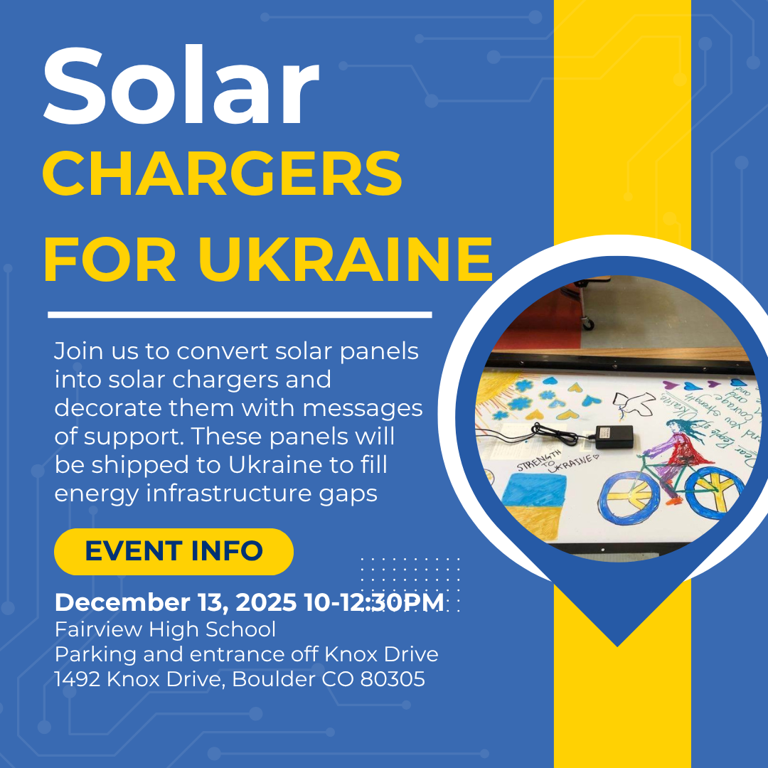 Solar Chargers for Ukraine