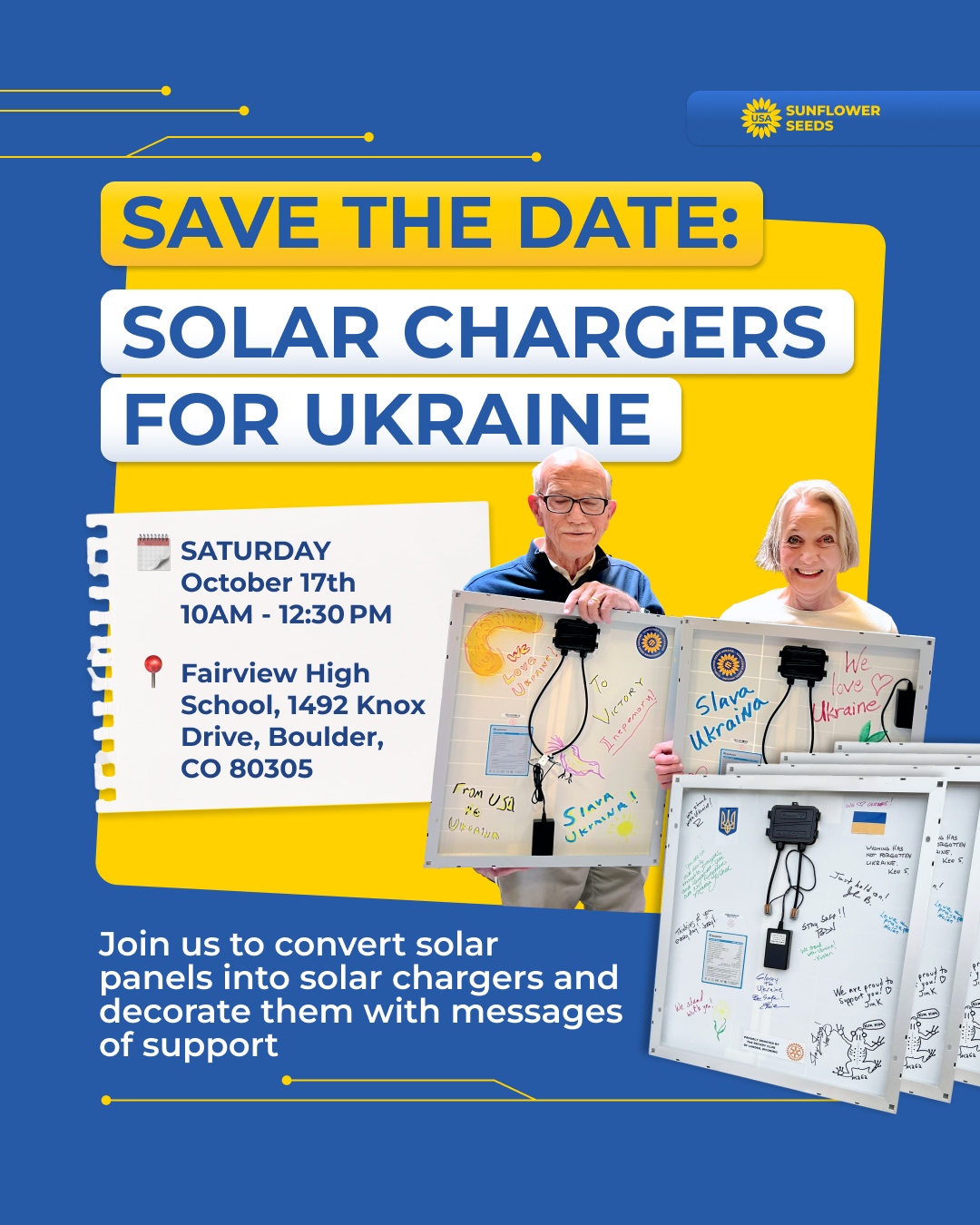 Solar Chargers for Ukraine
