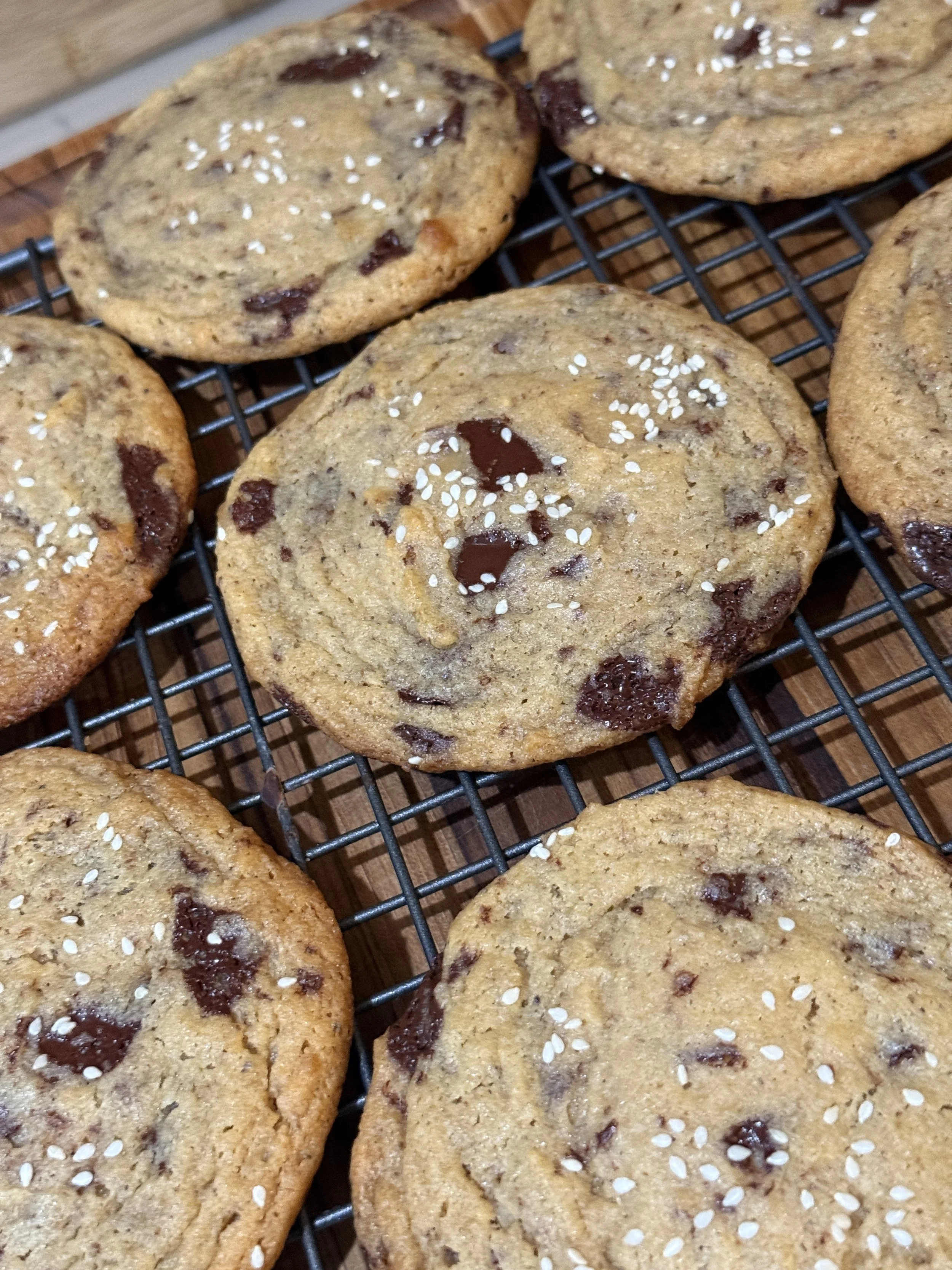 Brown Butter Miso Choco Chip Cookies