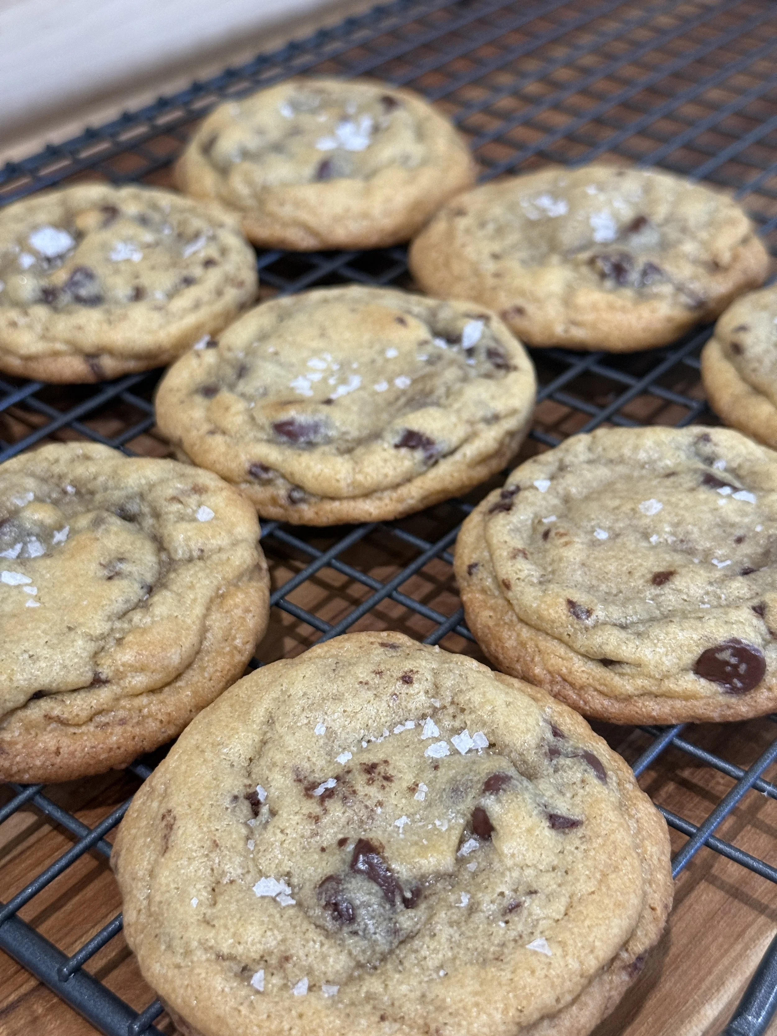 Bakery Style Miso Choco Chip Cookies