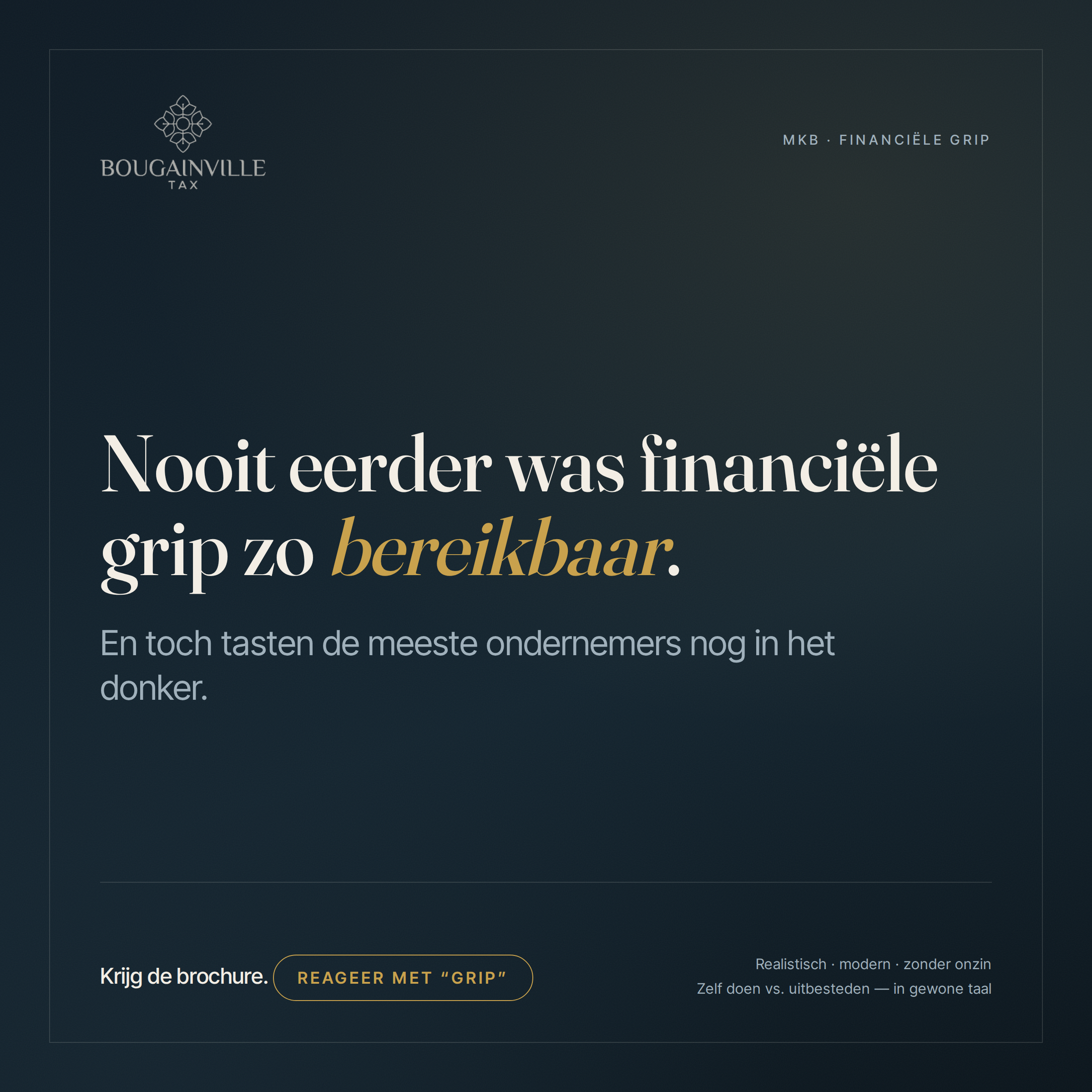 Financiële grip voor MKB-ondernemers: de techniek is er, de inrichting ontbreekt