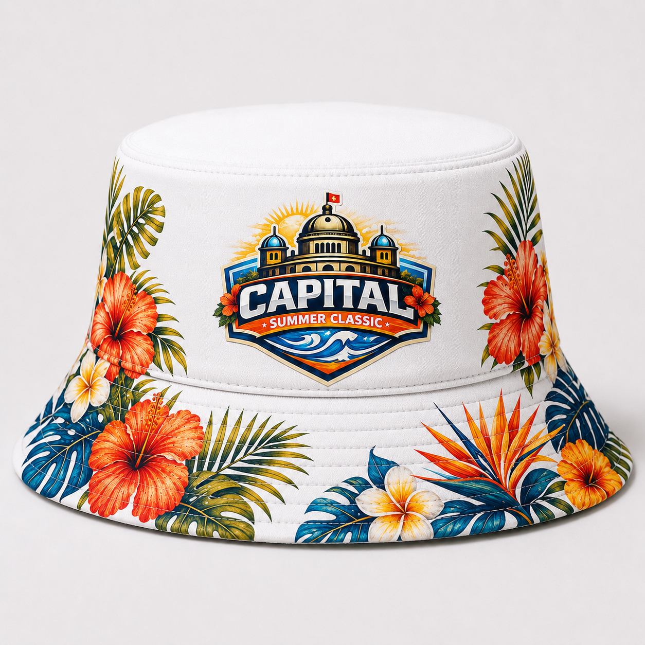 Capital Summer Classic Floral Bucket Hat