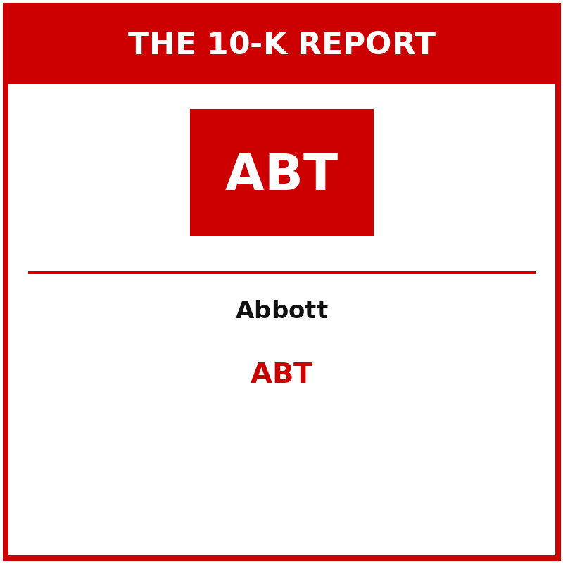 Abbott 10-K Report